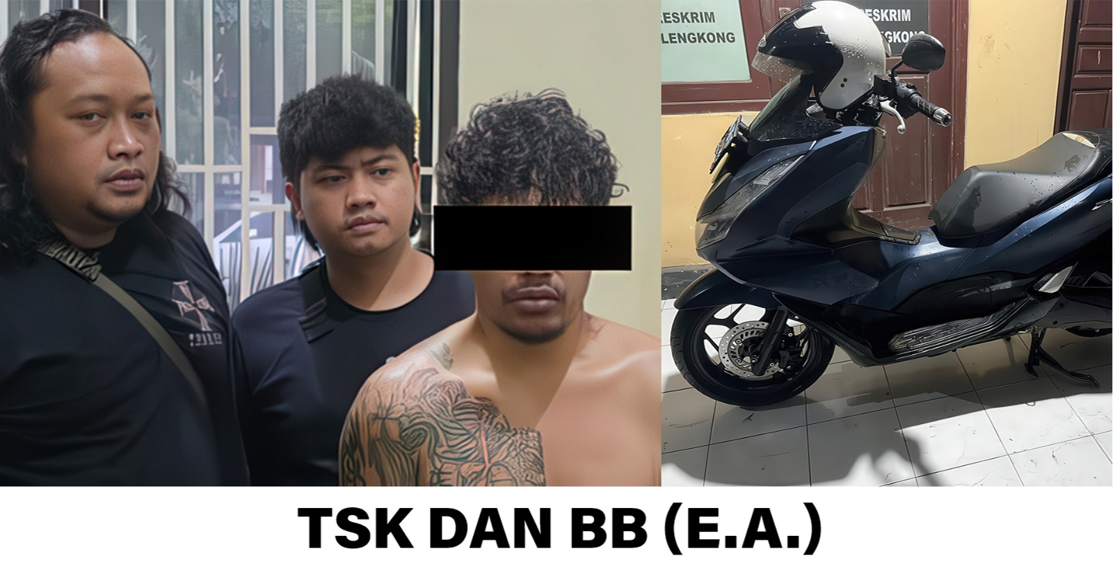 Kurang dari 24 Jam, Terduga Pelaku Curanmor di Gondang Diamankan Satreskrim Polres Nganjuk