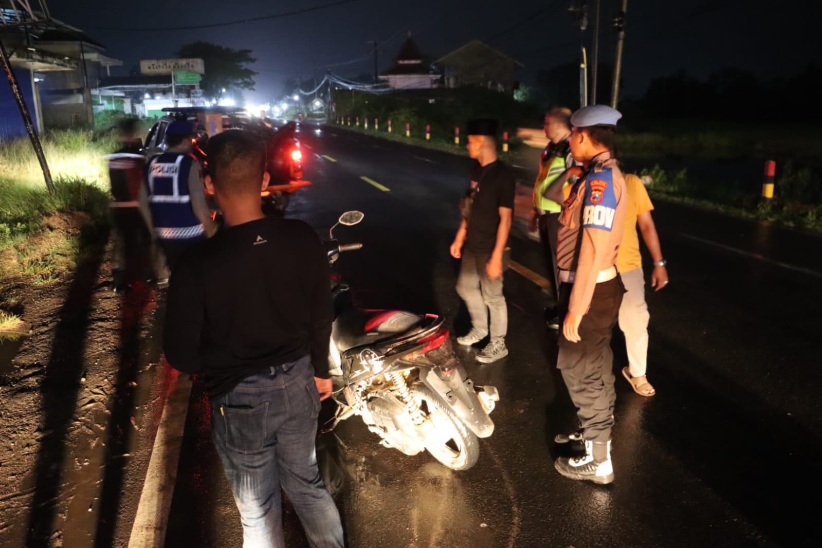 Polres Bangkalan Gelar KRYD Bulan Suci Ramadhan 13 Motor Tanpa STNK Diamankan
