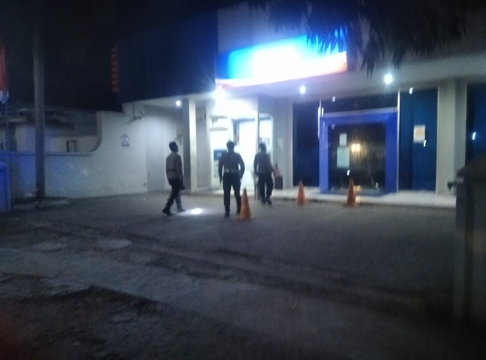 Antisipasi Kejahatan di ATM, Polsek Kertosono Patroli Perbankan