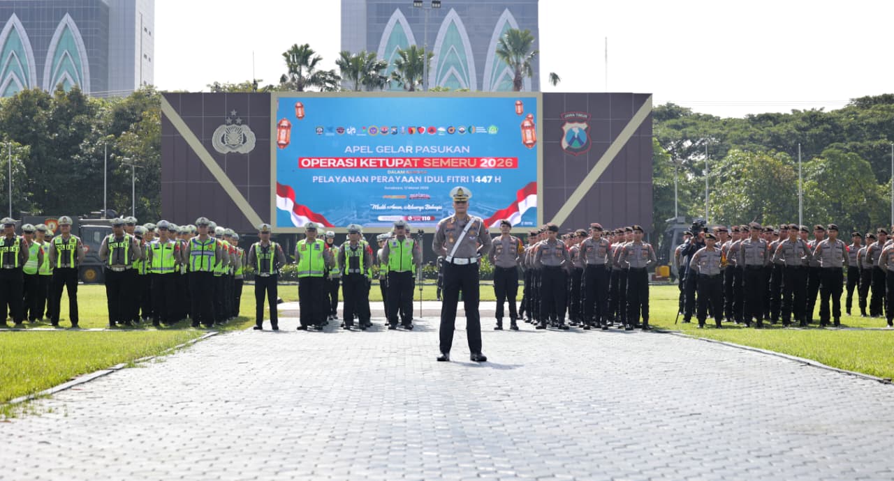 Operasi Ketupat Semeru 2026 Polda Jatim Siagakan 16.326 Personel