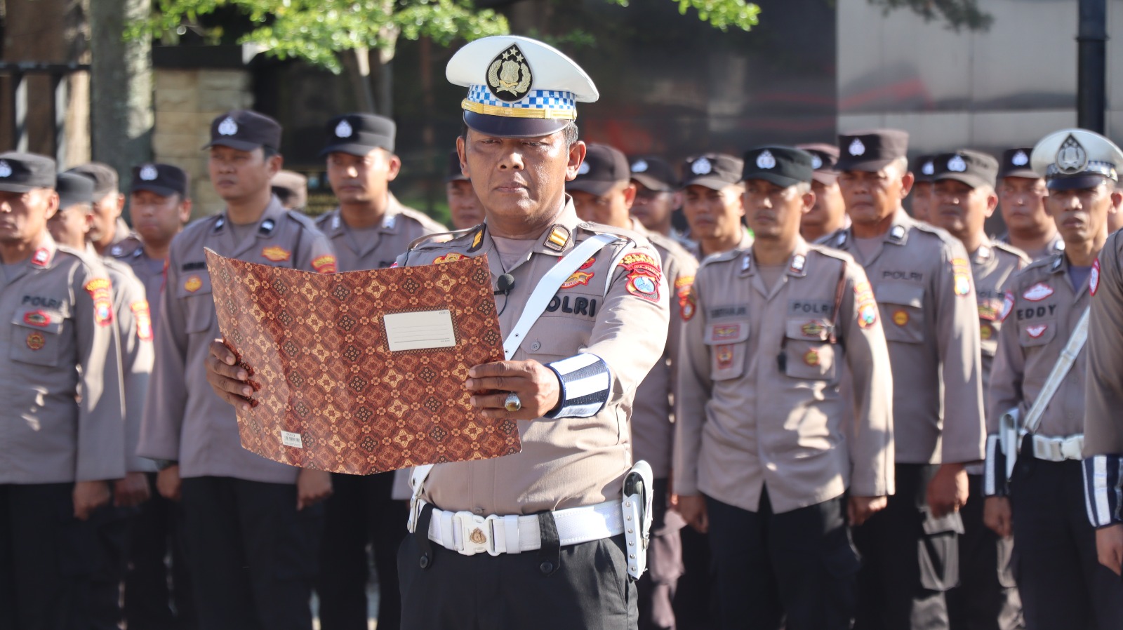 Mudik Aman Keluarga Bahagia! Ratusan Personel Polres Nganjuk Amankan Operasi Ketupat 2026