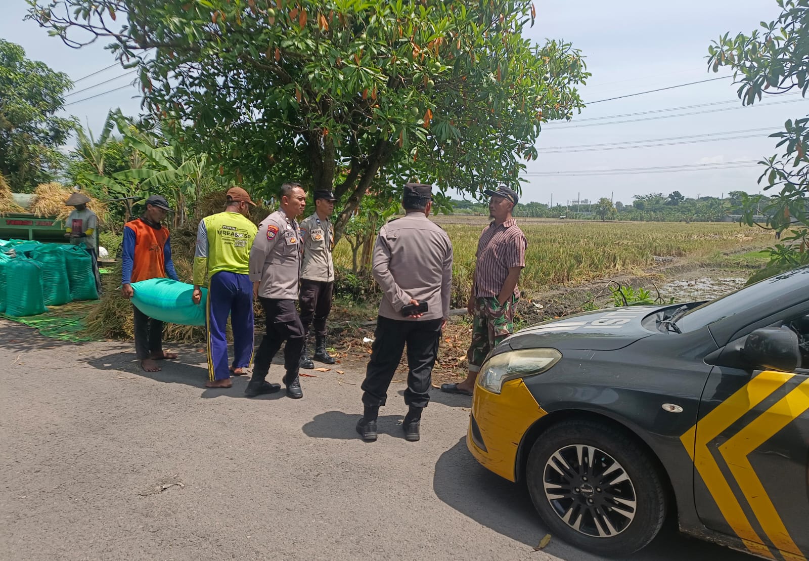 Polsek Nganjuk Kota Intensifkan Patroli Area Persawahan, Himbau Warga Waspada Curanmor Jelang Idul Fitri