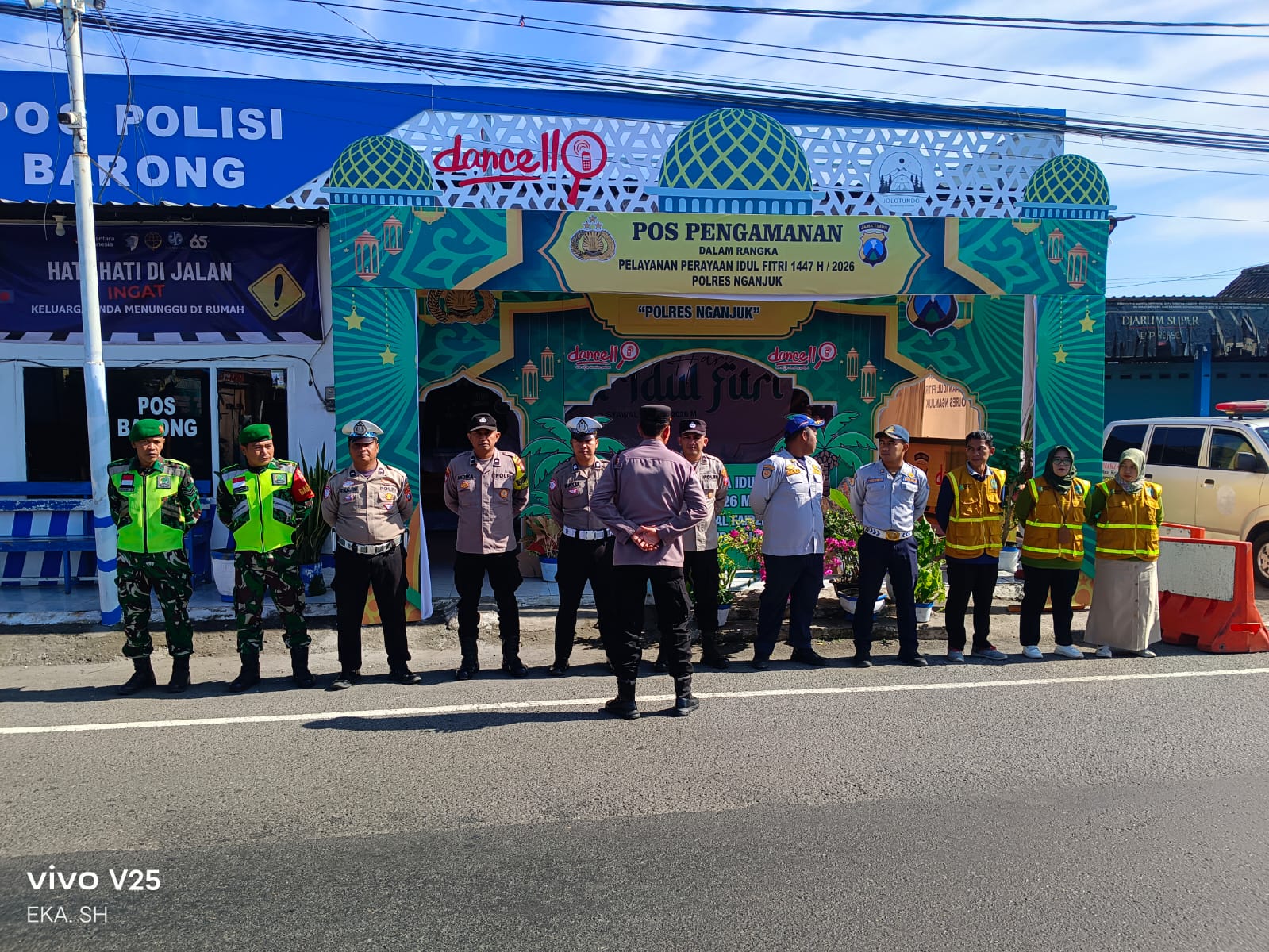 Pos Pengamanan Barong Siagakan 15 Personel, Antisipasi Kepadatan dan Jalur Alternatif Mudik