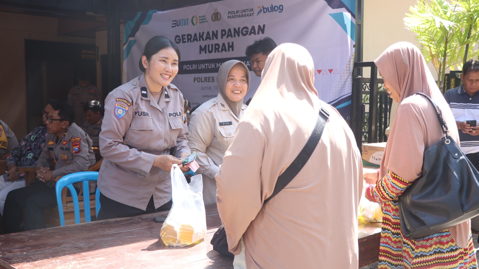 Harga Sembako Naik Saat Ramadan, Polres Nganjuk Gelar Gerakan Pangan Murah
