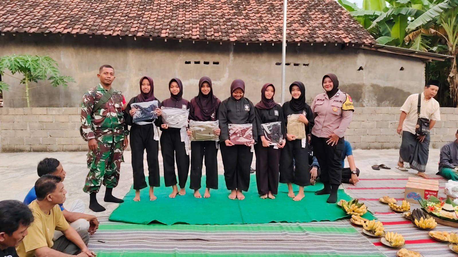 Bhabinkamtibmas Kampungbaru Hadiri Silaturahmi dan Buka Bersama Warga PSHT