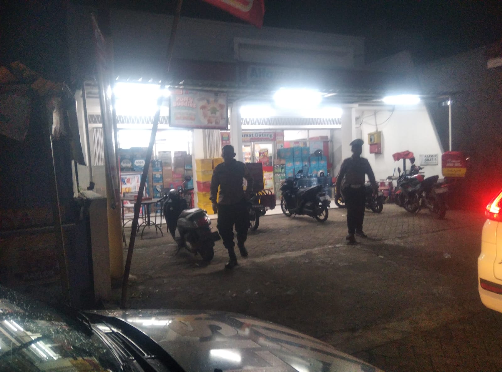 Jelang Idul Fitri Polsek Kertosono Intensifkan Patroli Stop, Riksa, dan Geledah