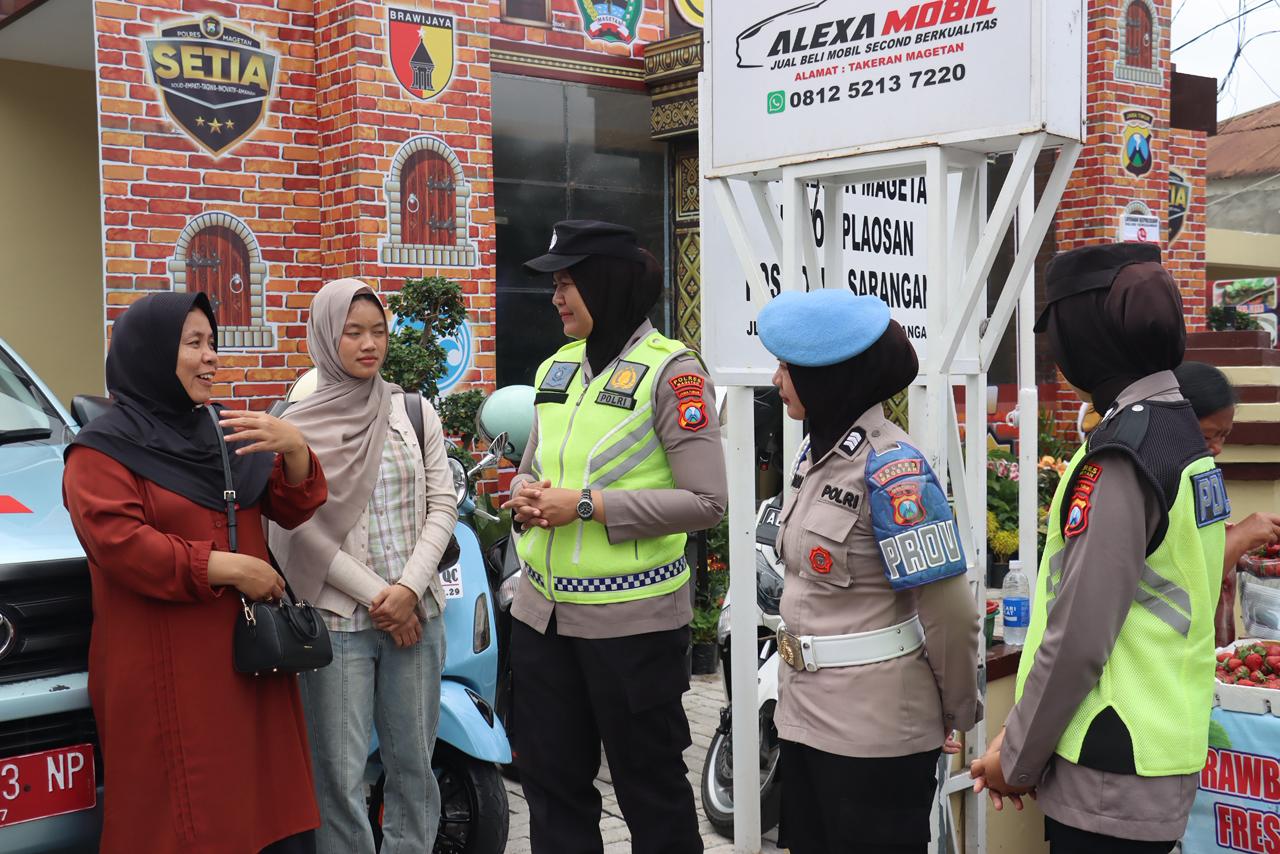 Libur Lebaran Polres Magetan Maksimalkan Pengamanan Wisata Telaga Sarangan