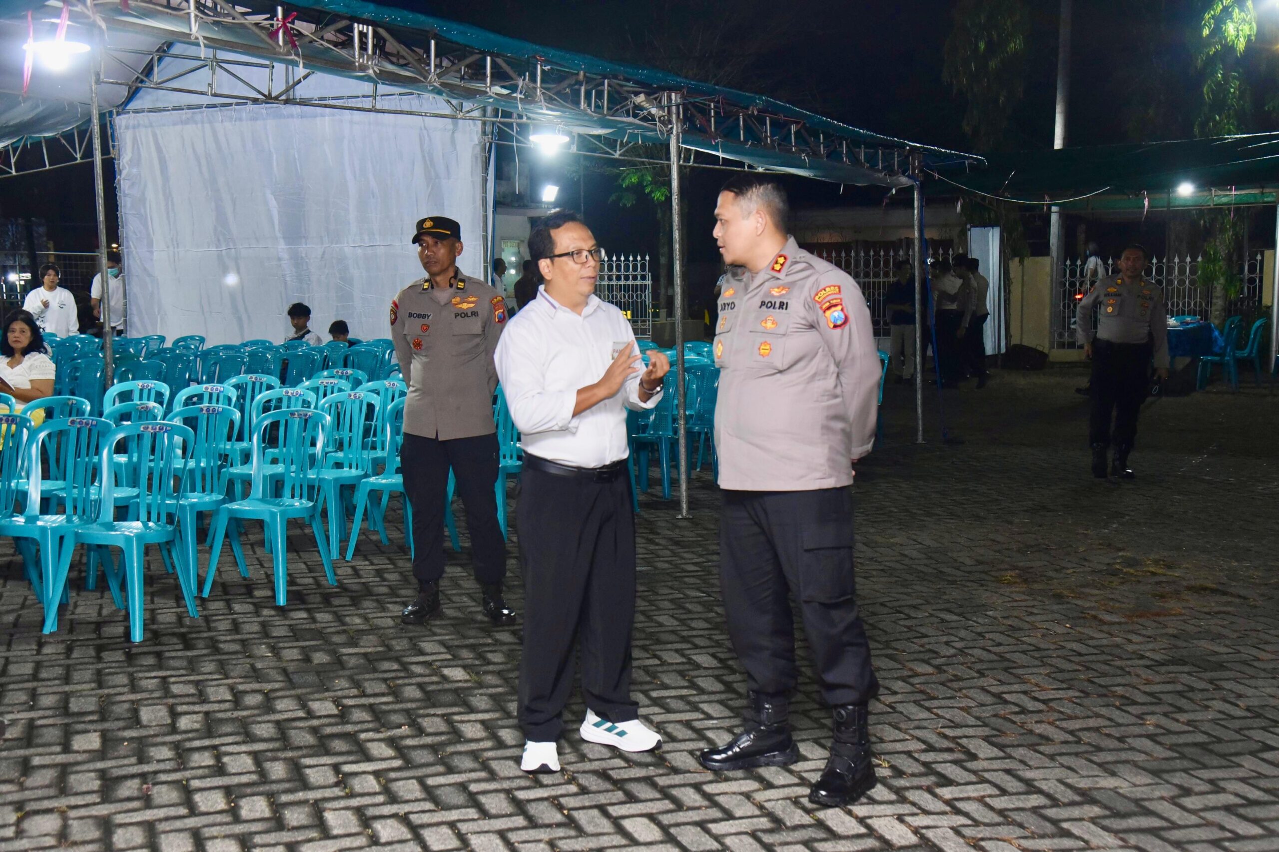 Kapolres Bondowoso Cek Sejumlah Gereja Jelang Perayaan Paskah