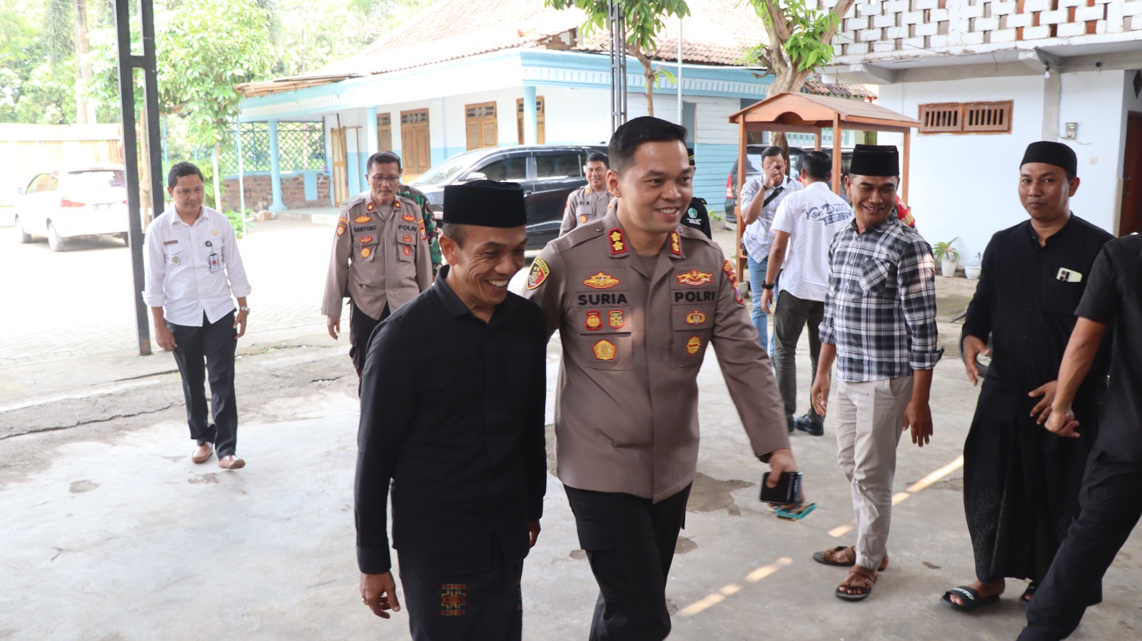 Rajut Persaudaraan Usai Lebaran, Kapolres Nganjuk Gandeng Perguruan Silat Jaga Kondusifitas