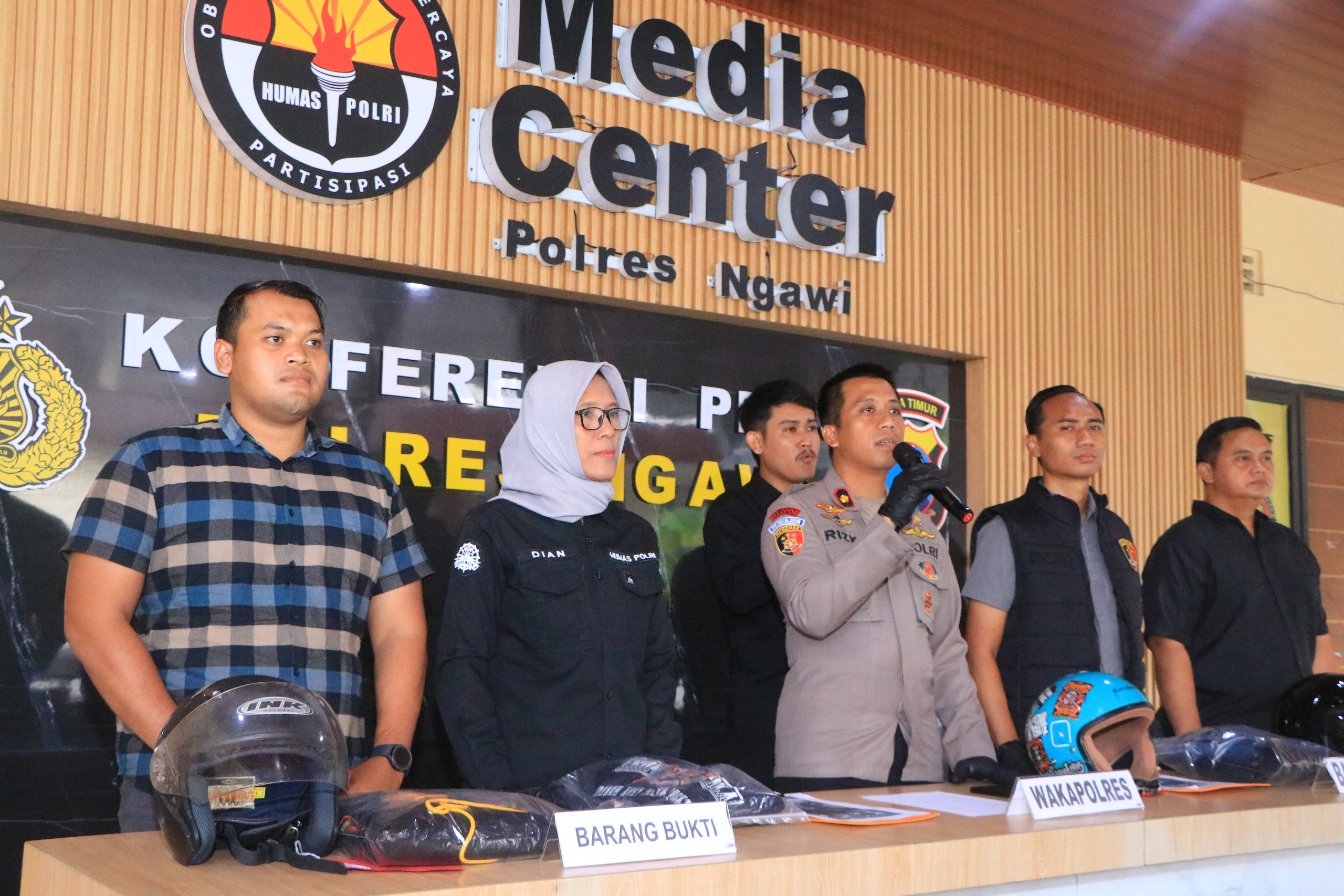 Polres Ngawi Amankan 2 Tersangka Pengeroyokan di Paron Motif Atribut Perguruan Silat