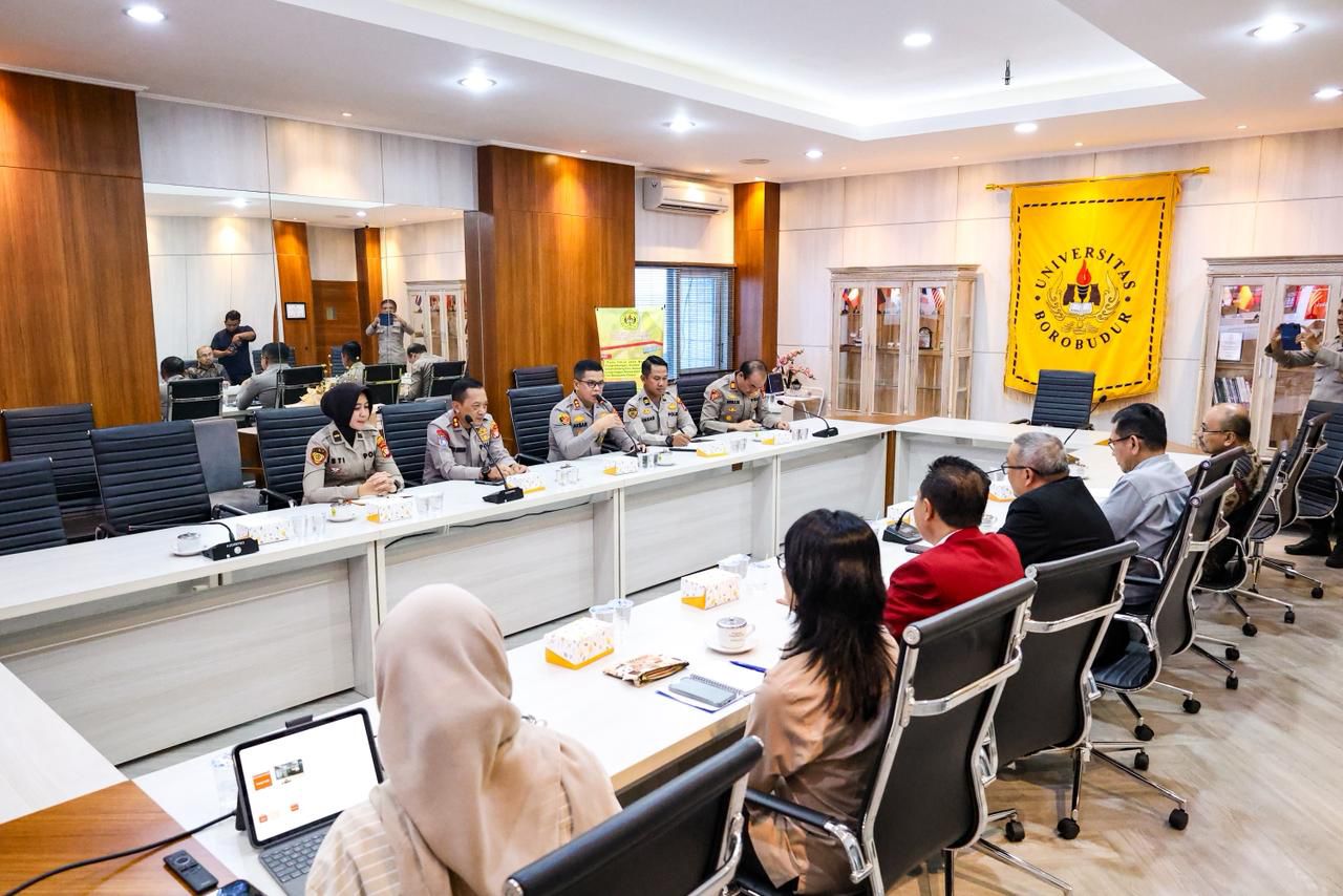 *SIARAN PERS POLRI*   *Polri–Universitas Borobudur Perkuat Kolaborasi, Akselerasi Transformasi Pendidikan melalui Pusat Studi Kepolisian*