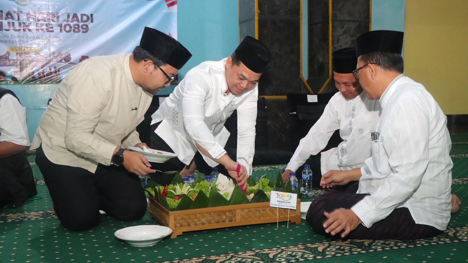 Doa Tahlil dan Tasyakuran HUT ke-1089 Nganjuk, Kapolres Dukung Pelestarian Budaya Leluhur