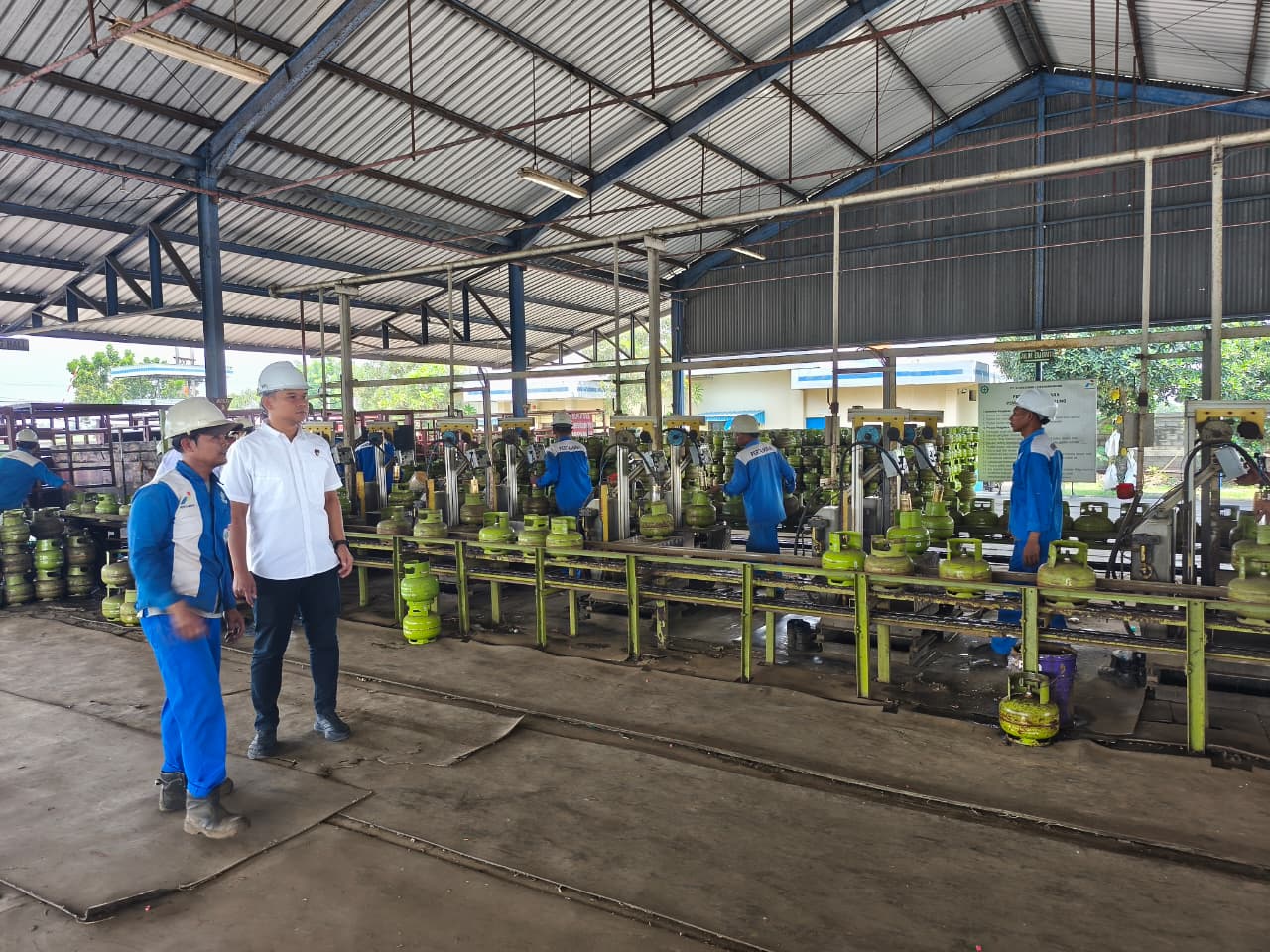 Polres Jombang Cek Ketersediaan LPG 3 Kg di SPBE Pastikan Distribusi Lancar