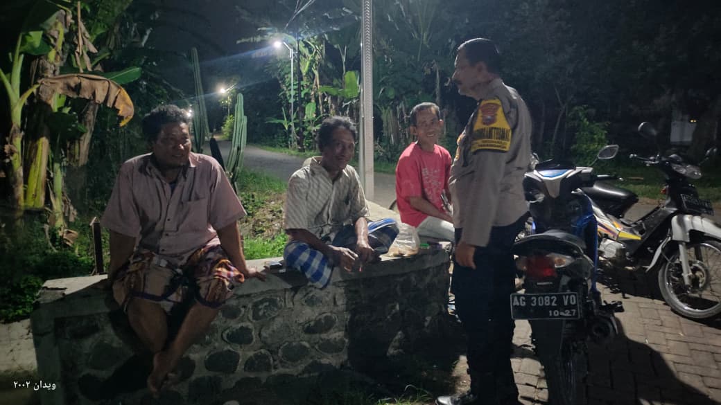 Bhabinkamtibmas Sidoharjo Sambang Desa, Ajak Warga Jaga Kondusifitas Lingkungan