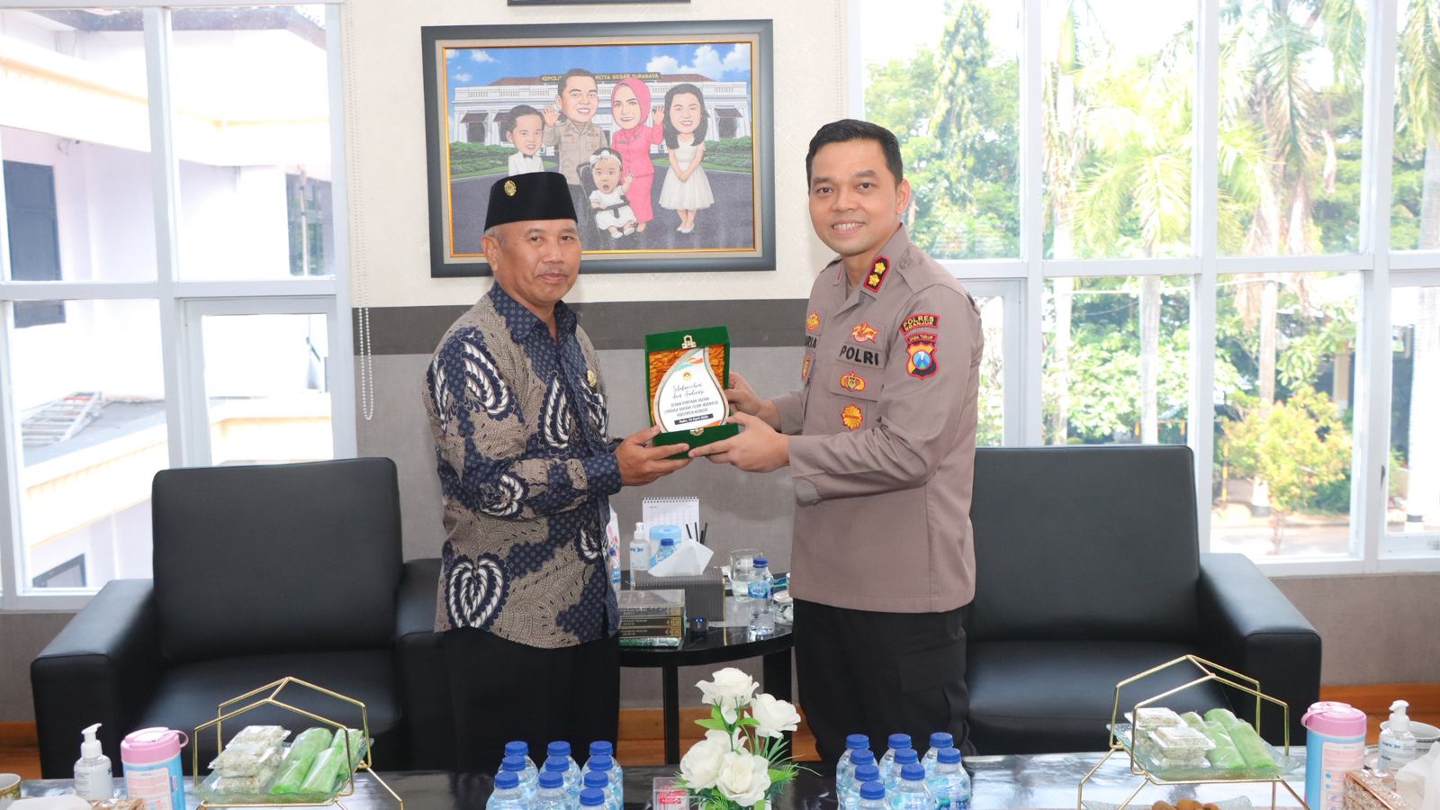 Pererat Sinergitas, Kapolres Nganjuk Terima Silaturahmi LDII, Tekankan Optimalisasi Layanan 110