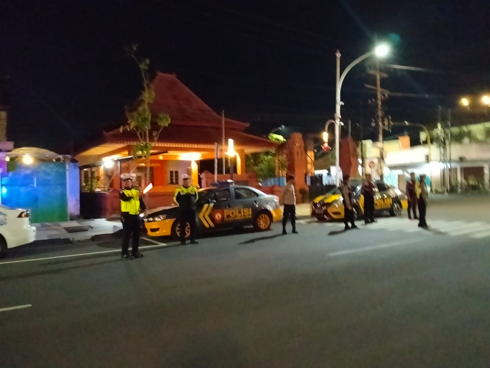 Polsek Nganjuk Kota Gelar Operasi S.R.E.G untuk Cipta Kondisi Aman di Malam Hari