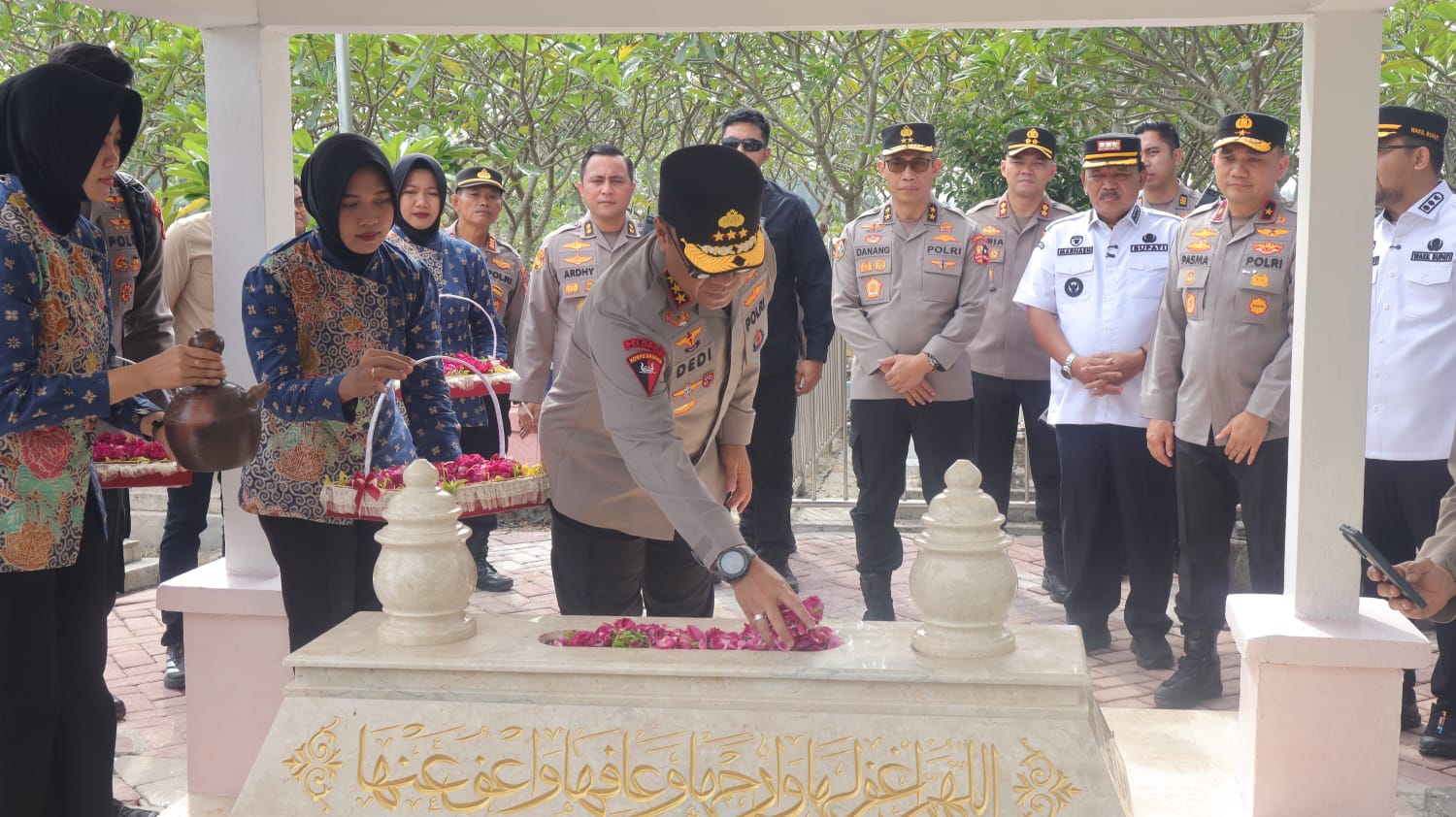 Ratusan Personel Disiagakan, Polres Nganjuk Amankan Kunjungan Wakapolri Tinjau Museum Marsinah