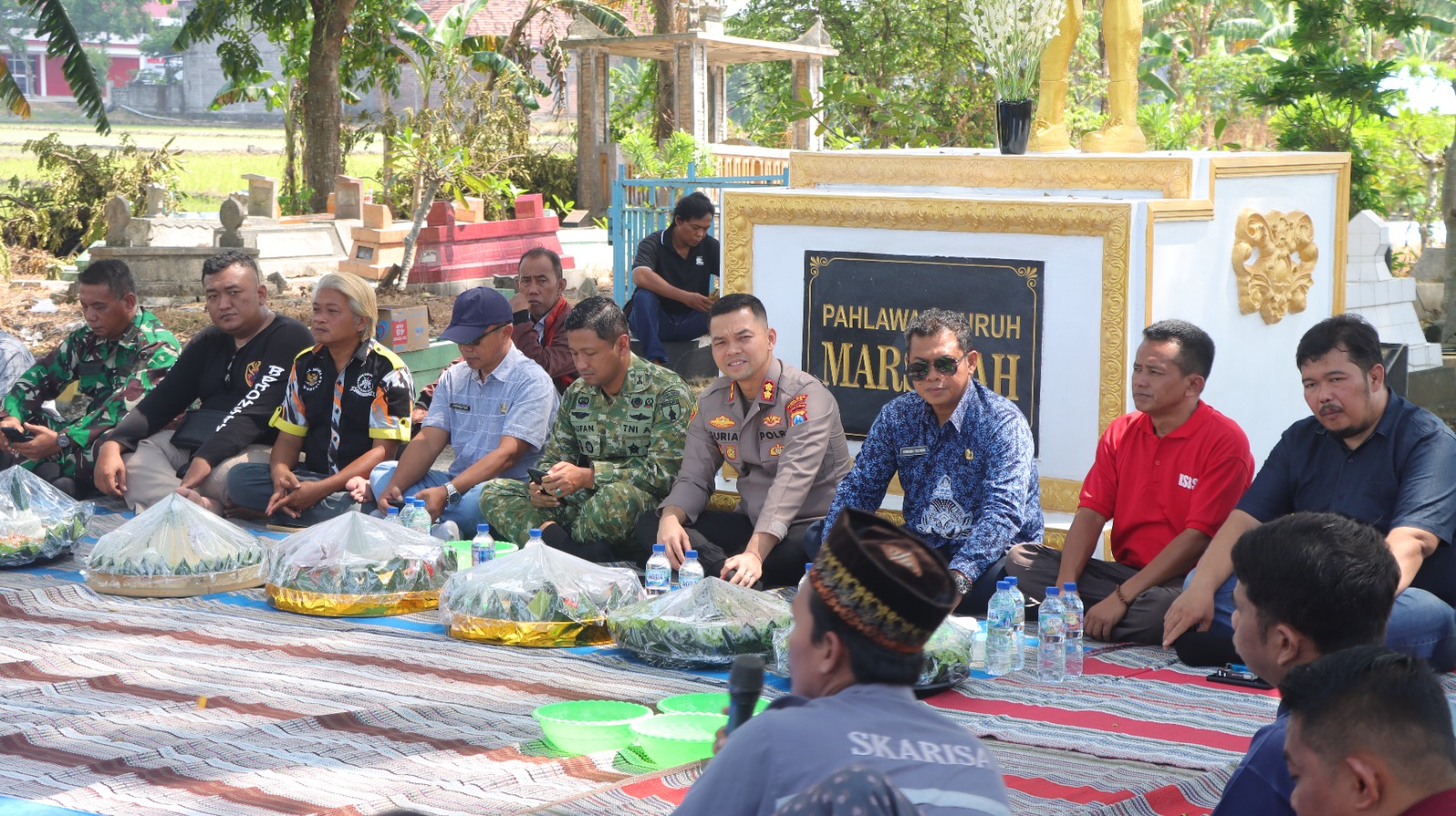 Polres Nganjuk Hadiri Tasyakuran, Komitmen Dukung Pemugaran Makam dan Museum Marsinah