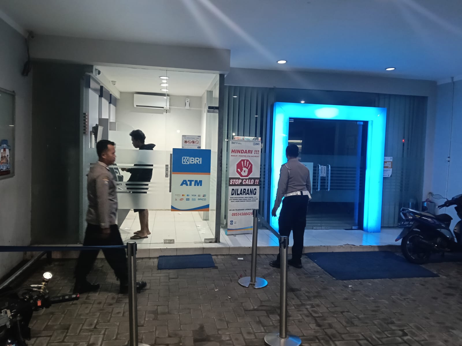 Polsek Kertosono Gelar Patroli Perbankan untuk Cegah Tindak Kejahatan di ATM