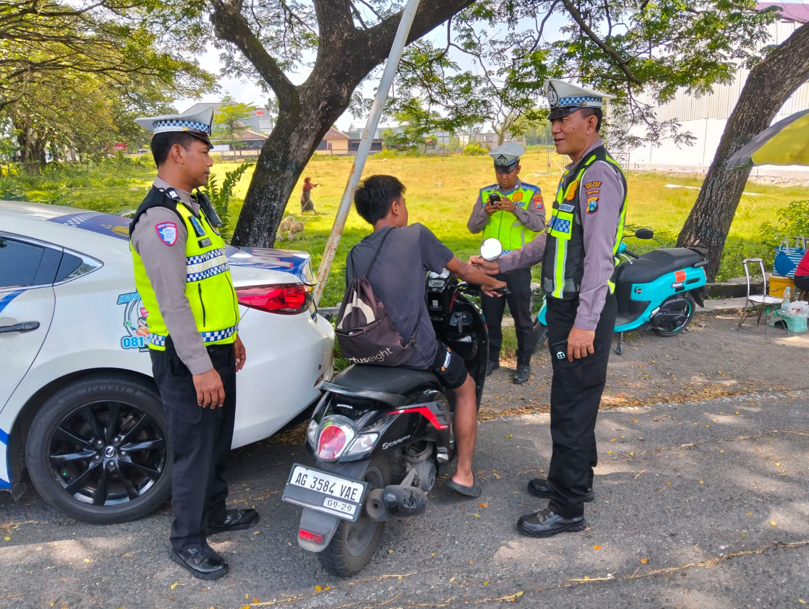 Tilang Kini Cukup Sekali Foto, Polres Nganjuk Kenalkan E-TLE Handheld, Pelanggar Langsung Terdeteksi