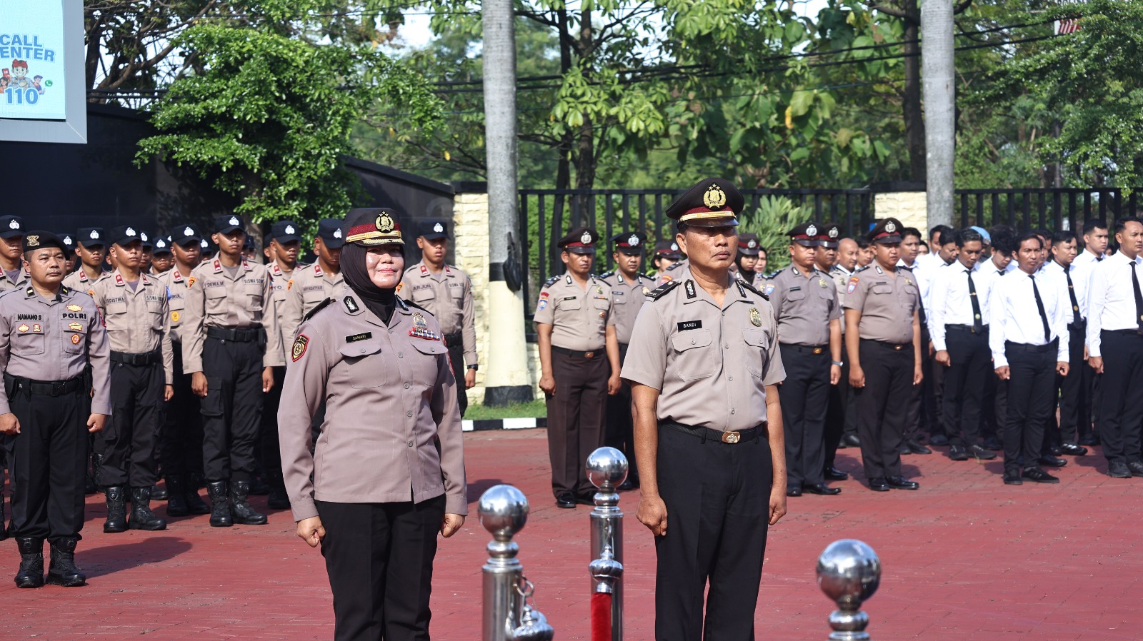 Dedikasi Tanpa Cela Berbuah Penghargaan, Dua Personel Polres Nganjuk Naik Pangkat Pengabdian