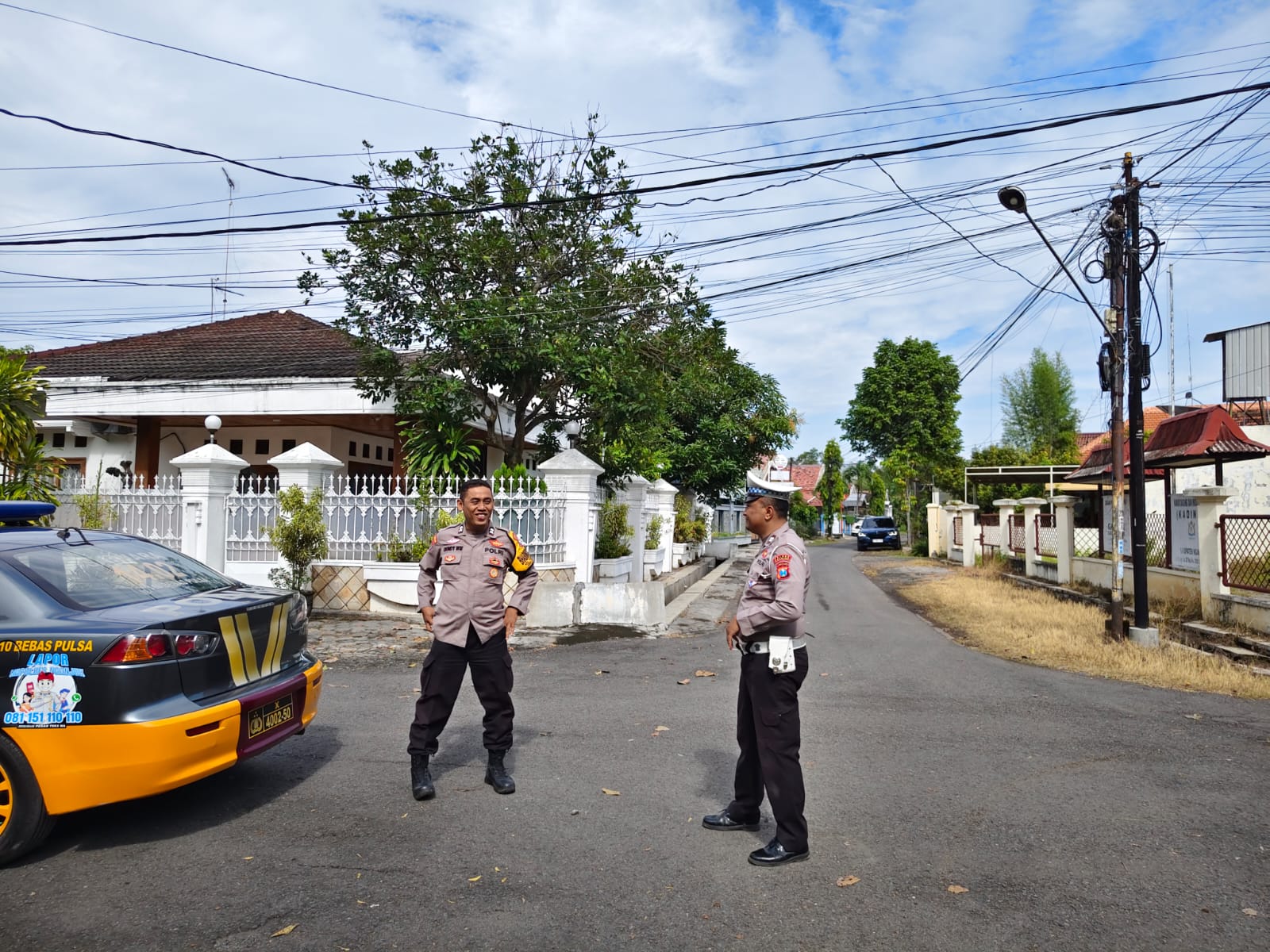 Patroli Harkamtibmas Polsek Nganjuk Kota Sasar Permukiman Warga, Cegah Gangguan Kamtibmas dan Kriminalitas