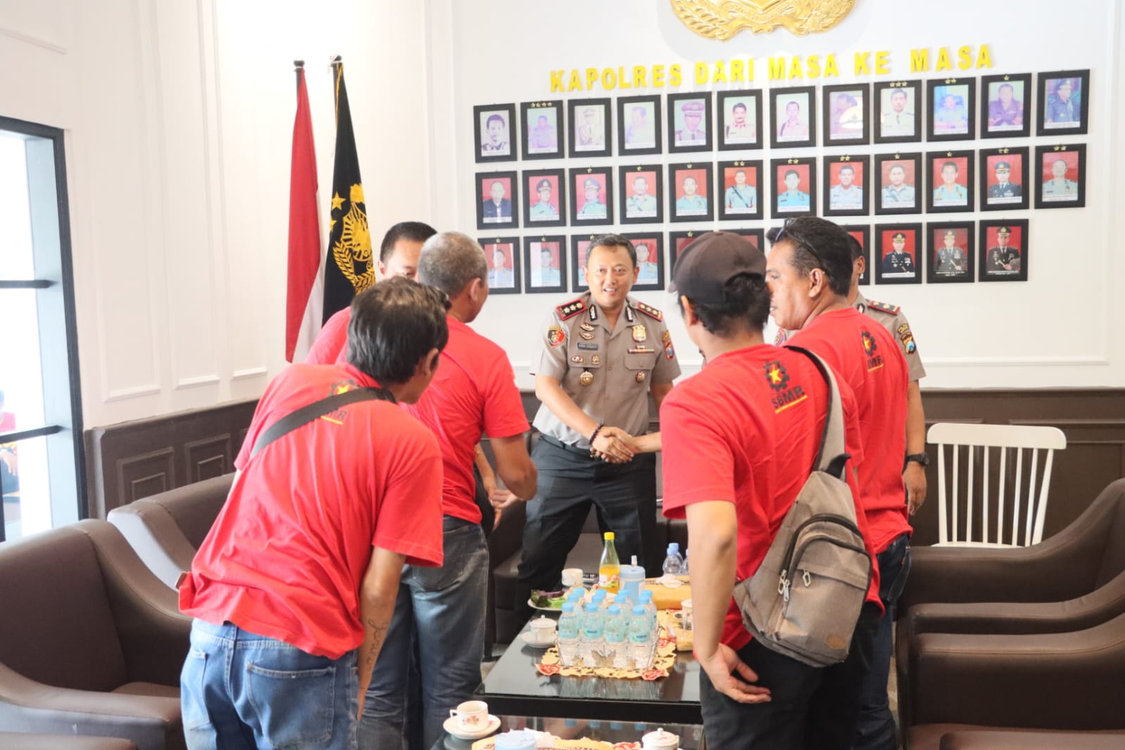 Jogo Jatim : Polres Madiun Kota Perkuat Sinergi dengan Serikat Buruh