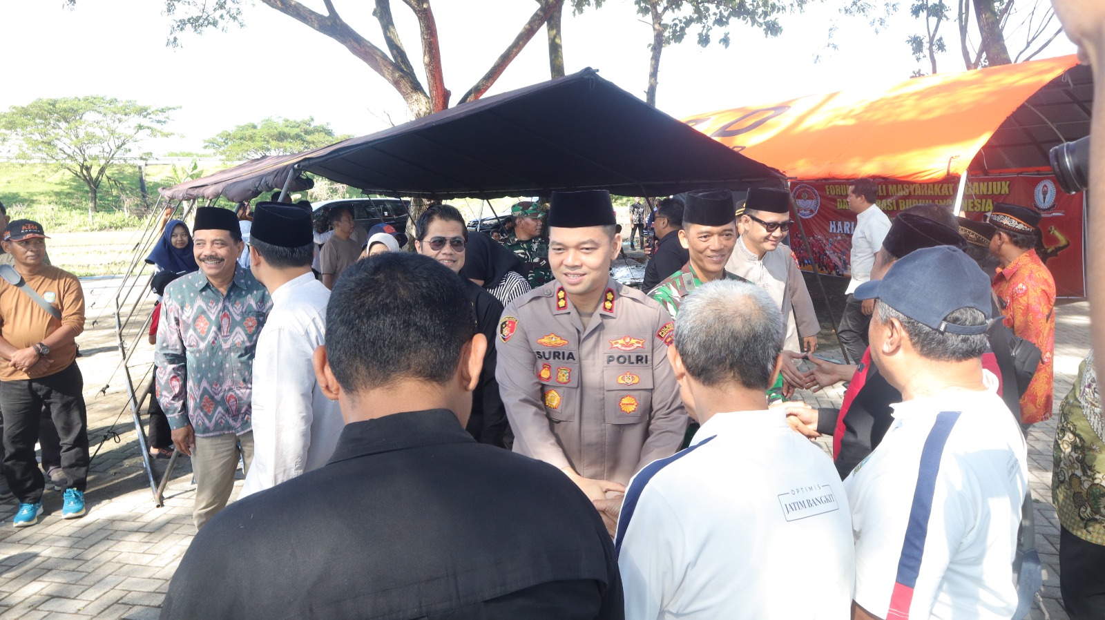 May Day 2026, Polres Nganjuk Siagakan Ratusan Personel dan Dirikan Tenda Untuk Peziarah Marsinah
