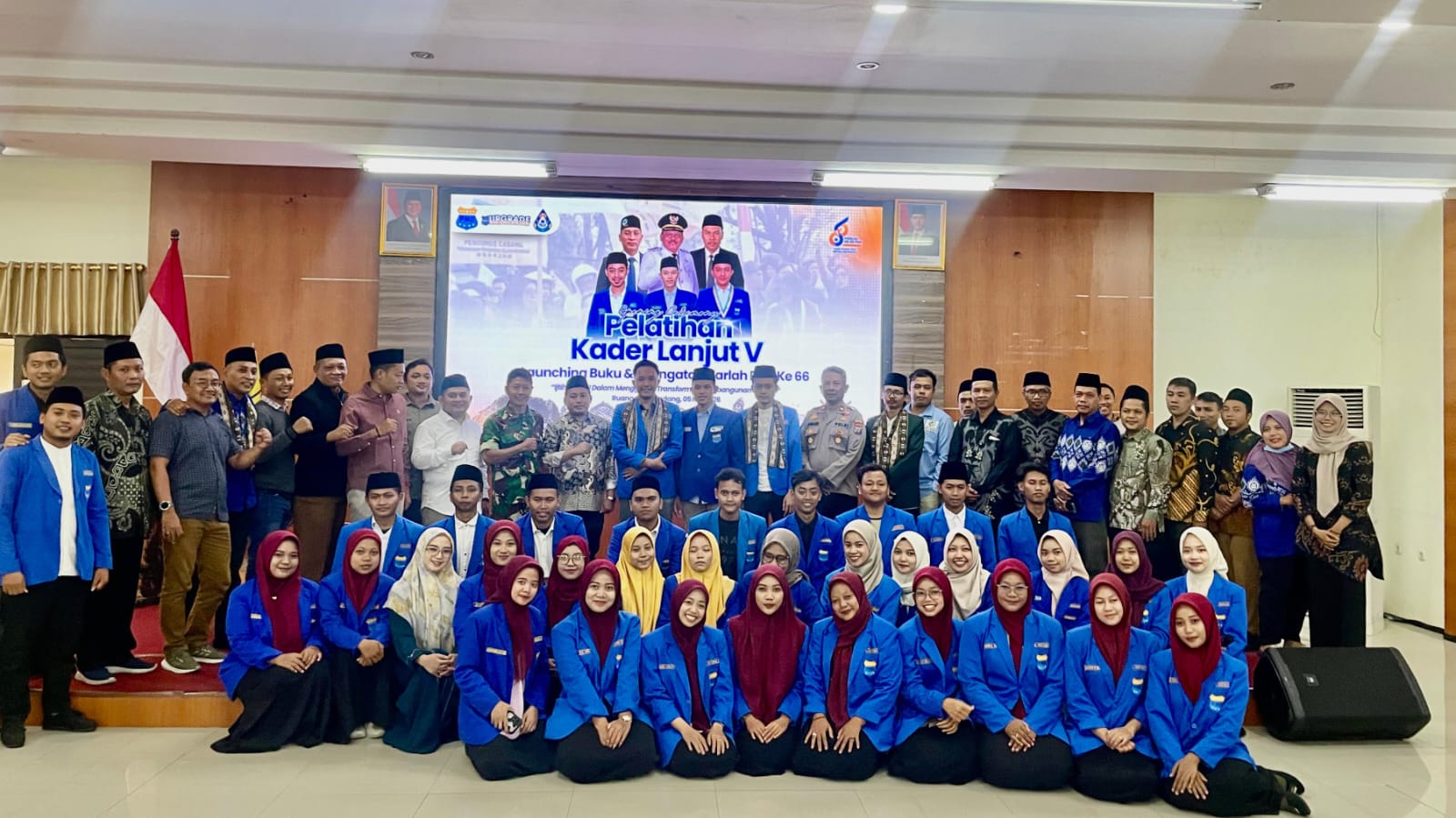 Kapolsek Nganjuk Kota Hadiri Opening Ceremony PKL V dan Harlah ke-66 PMII Nganjuk