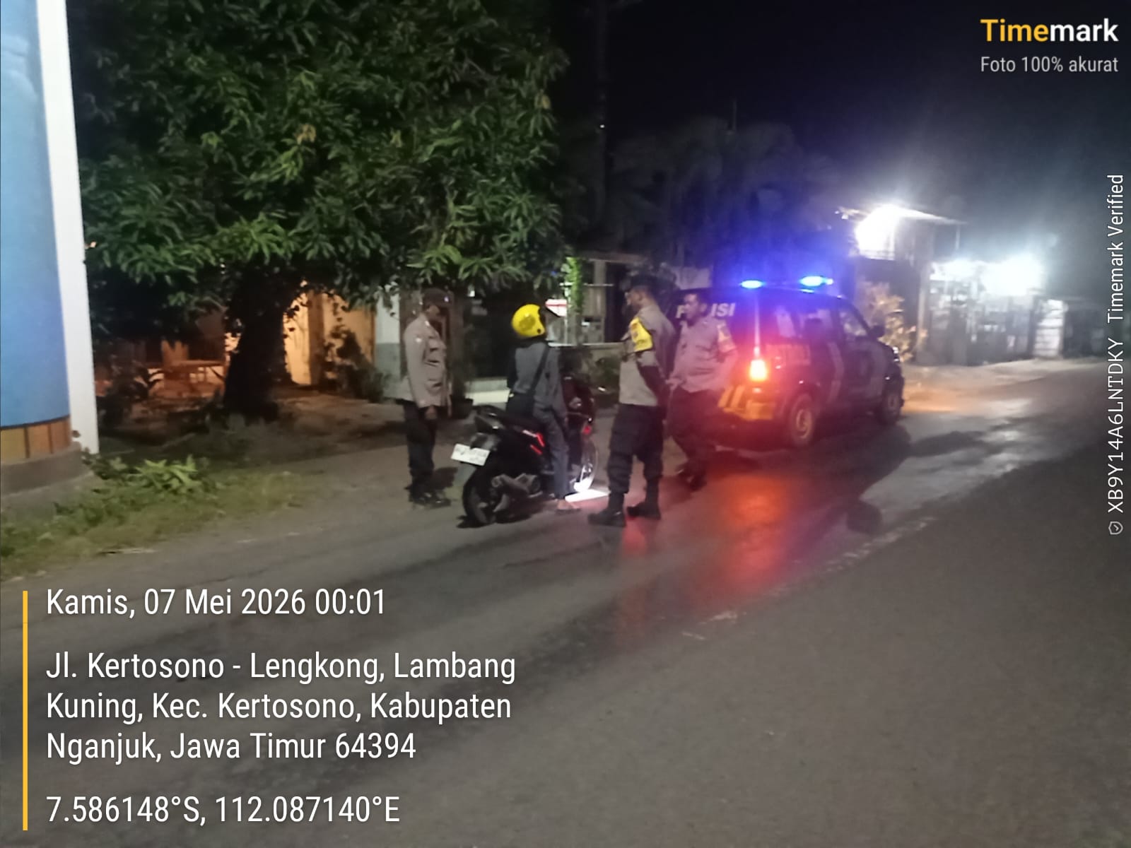 Ciptakan Situasi Kamtibmas Aman dengan Patroli Blue Light