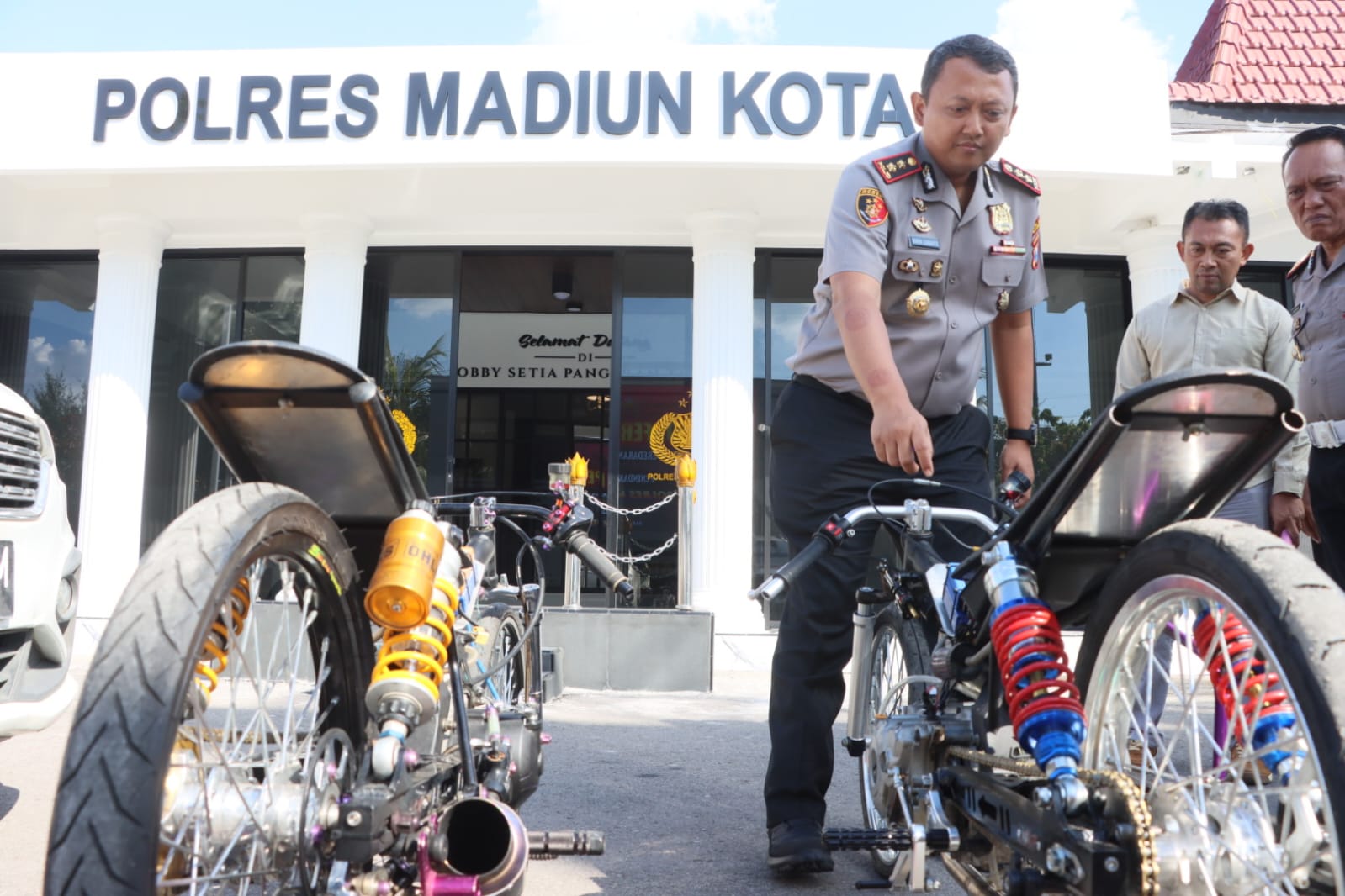 Polres Madiun Kota Gagalkan Aksi Balap Liar di Jiwan