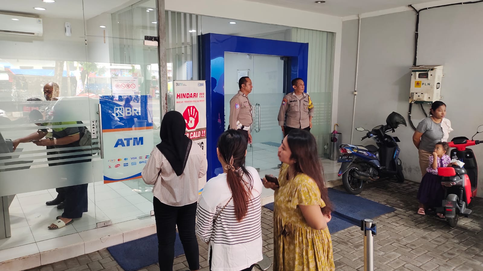Antisipasi Kejahatan di ATM, Polsek Kertosono Patroli Perbankan