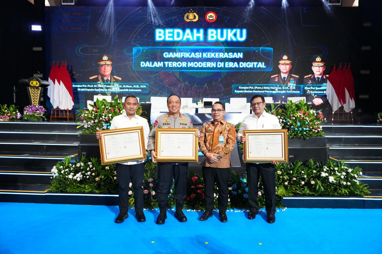 Wakapolri Bedah Buku “Gamifikasi Kekerasan dalam Teror Modern di Era Digital”, Tawarkan Cara Pandang Baru Membaca Ancaman di Era Digital