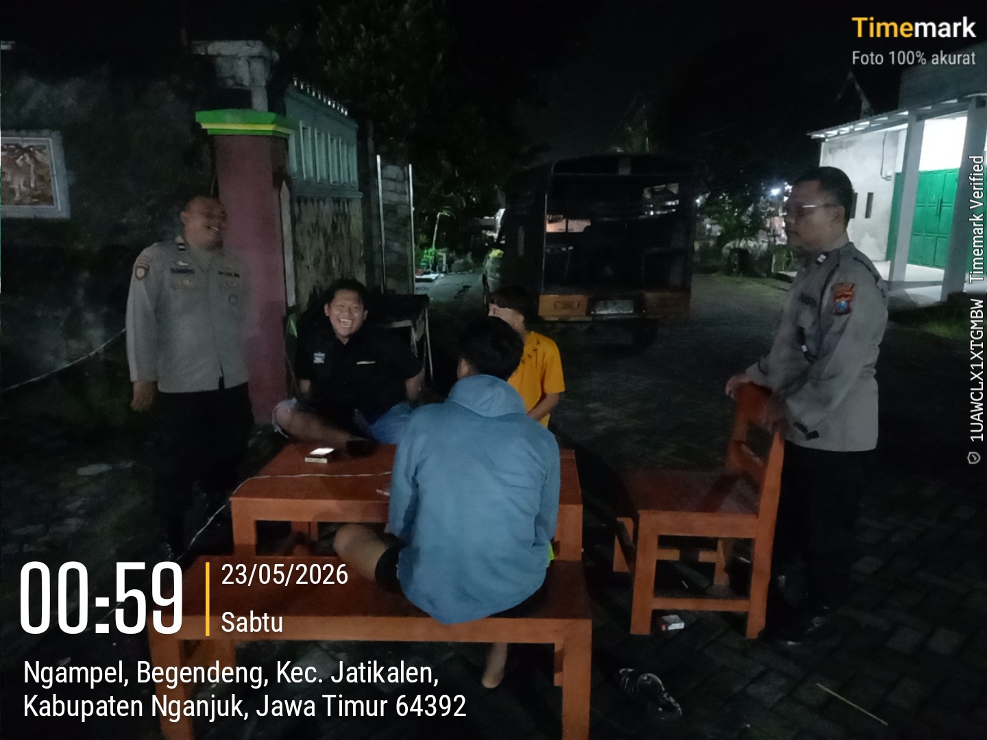 Ka Spkt Bersama Bhabinkamtibmas Desa Begendeng Polsek Jatikalen Patroli Dialogis dan Sambang di Desa Binaan, Ini tujuannya