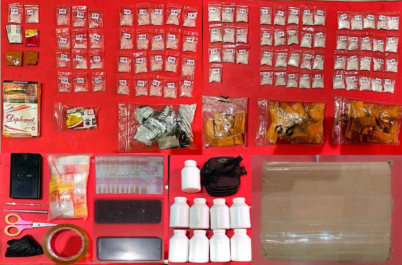 Satresnarkoba Polres Nganjuk Gagalkan Peredaran Sabu dan Pil Dobel L, Pemuda Prambon Diamankan
