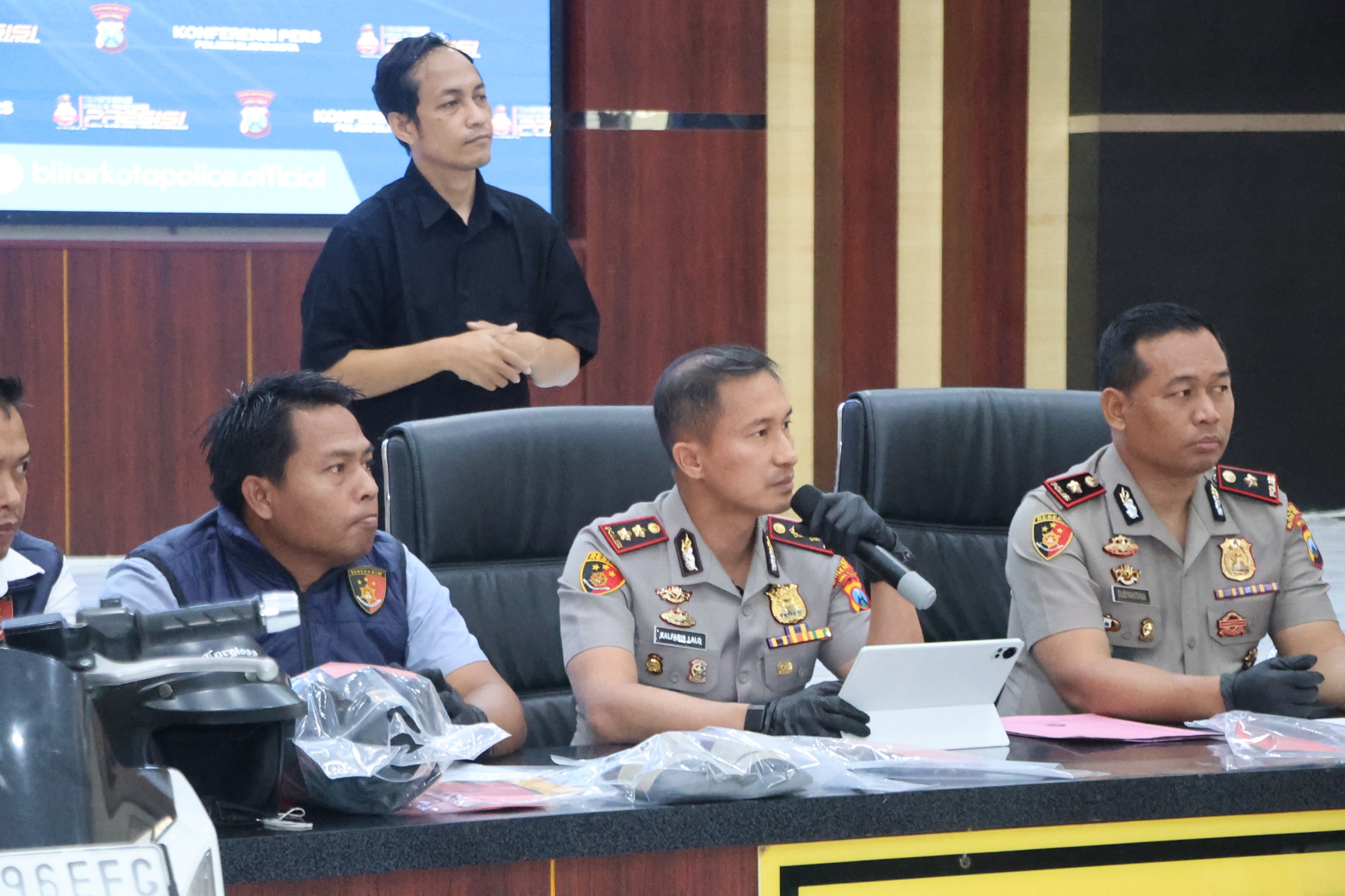 Polres Blitar Kota Amankan Tersangka Komplotan Perampok Lintas Daerah Sasar Minimarket