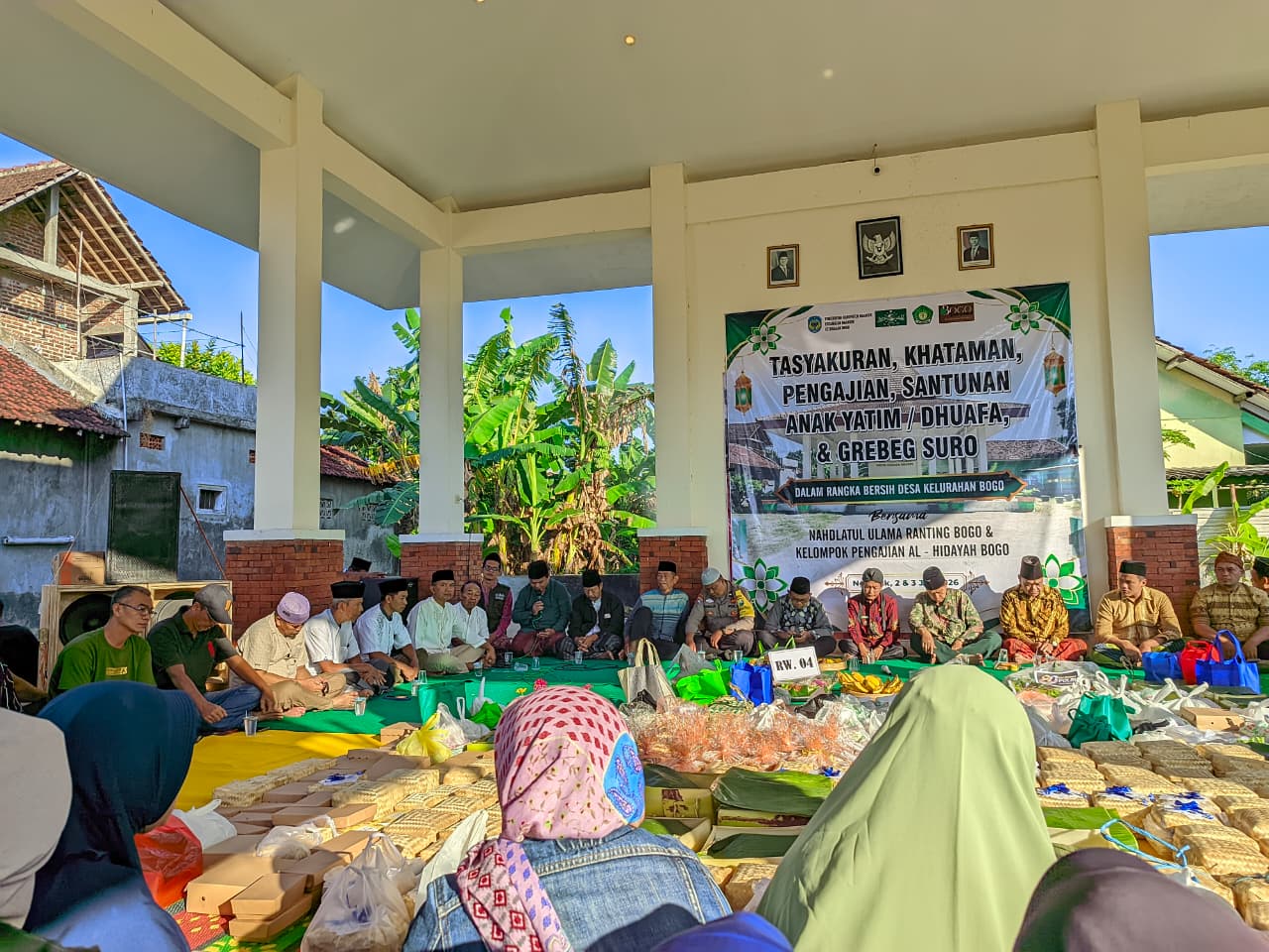 Bhabinkamtibmas Kelurahan Bogo Hadiri Tasyakuran dan Kirab Sedekah Bumi Nyadran Kelurahan Bogo