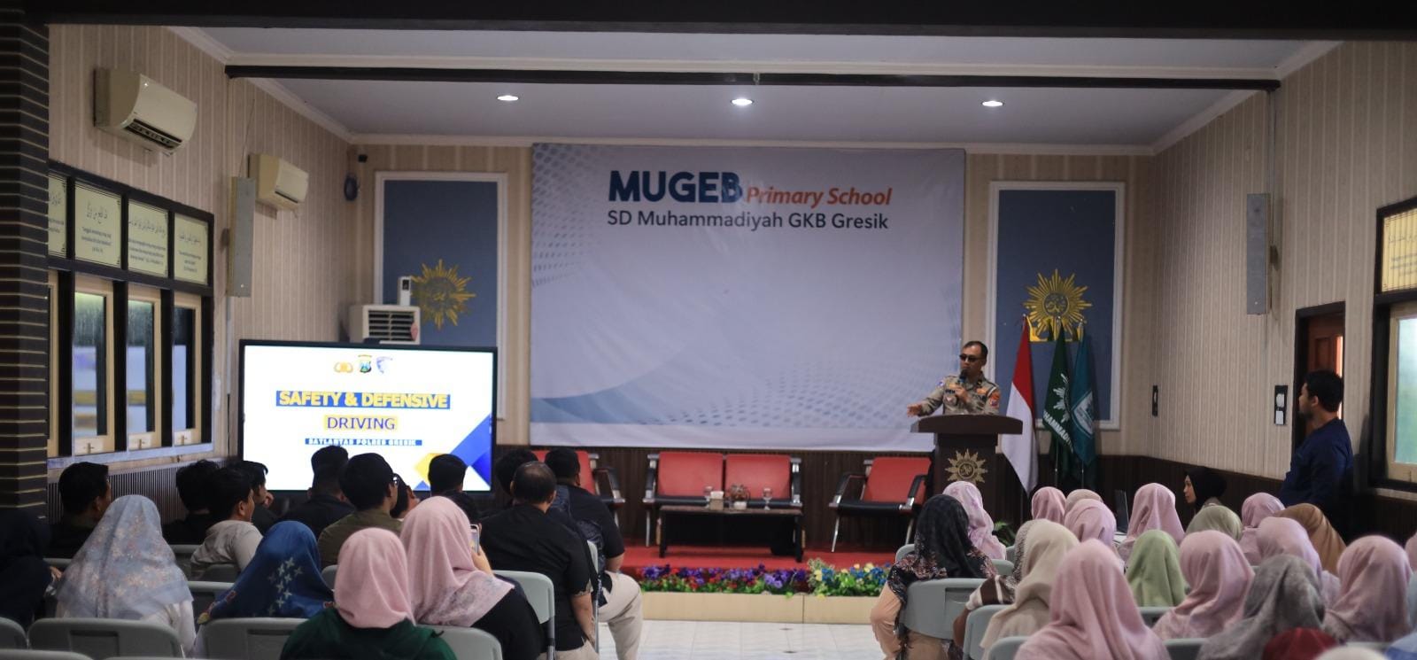 Polantas Menyapa : Polres Gresik Gandeng Guru Tanamkan Budaya Tertib Lalu Lintas Sejak Dini