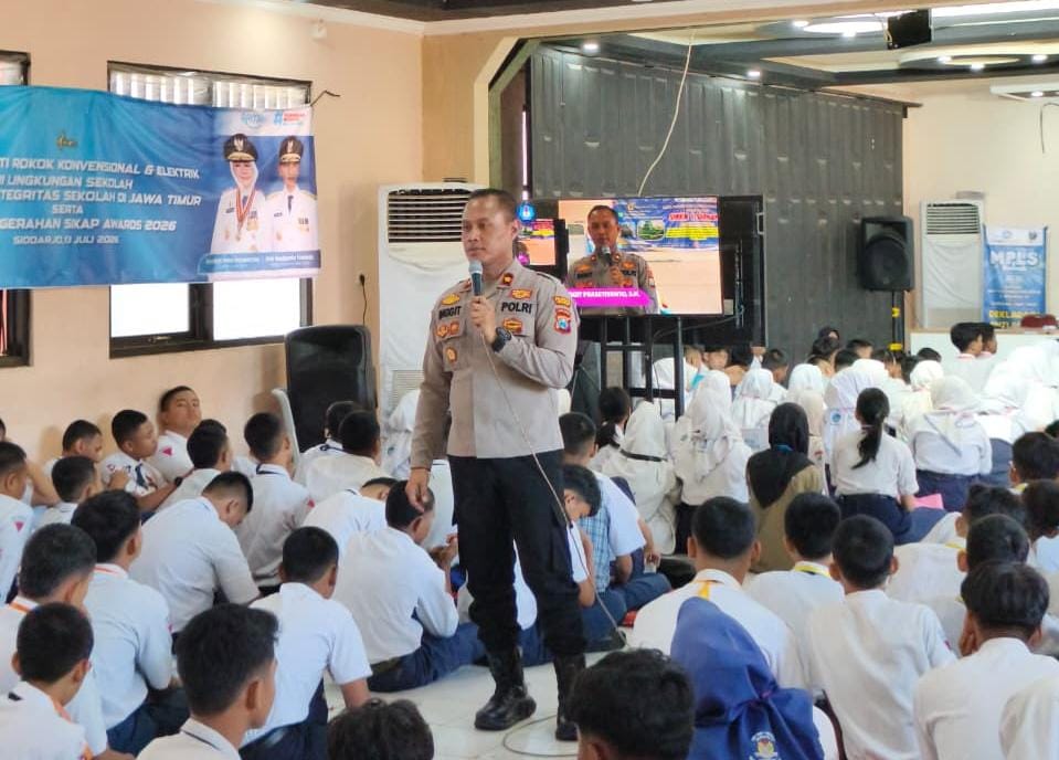 Polresta Sidoarjo Ajak Pelajar Disiplin dan Peduli Kamtibmas