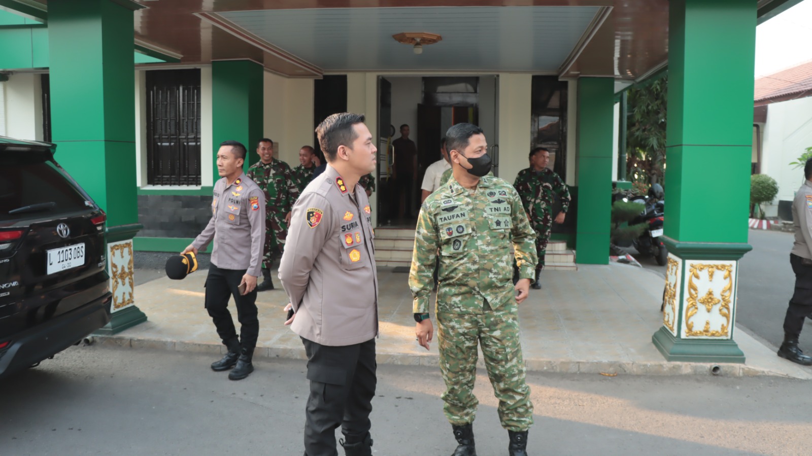 Kapolres Nganjuk Pererat Sinergitas dengan Dandim 0810, Komitmen Jaga Kamtibmas dan Keutuhan NKRI