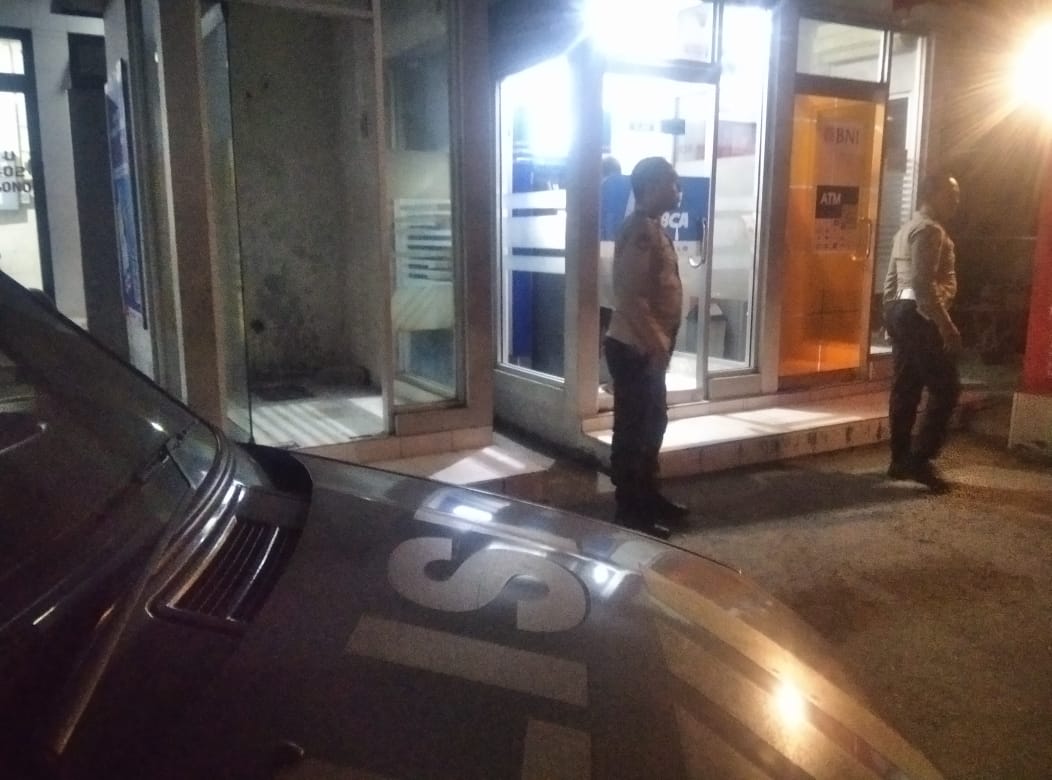 Polsek Kertosono Gelar Patroli Perbankan untuk Cegah Tindak Kejahatan di ATM