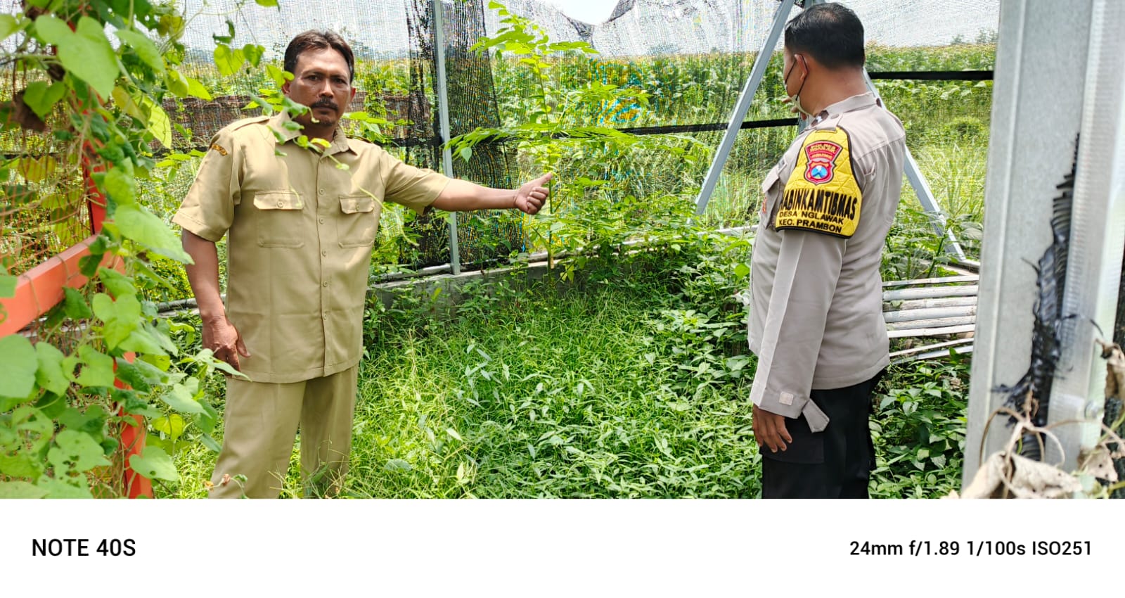 Bhabinkamtibmas Desa Nglawak Pantau Budidaya Belut hingga Peternakan Warga Dukung Ketahanan Pangan