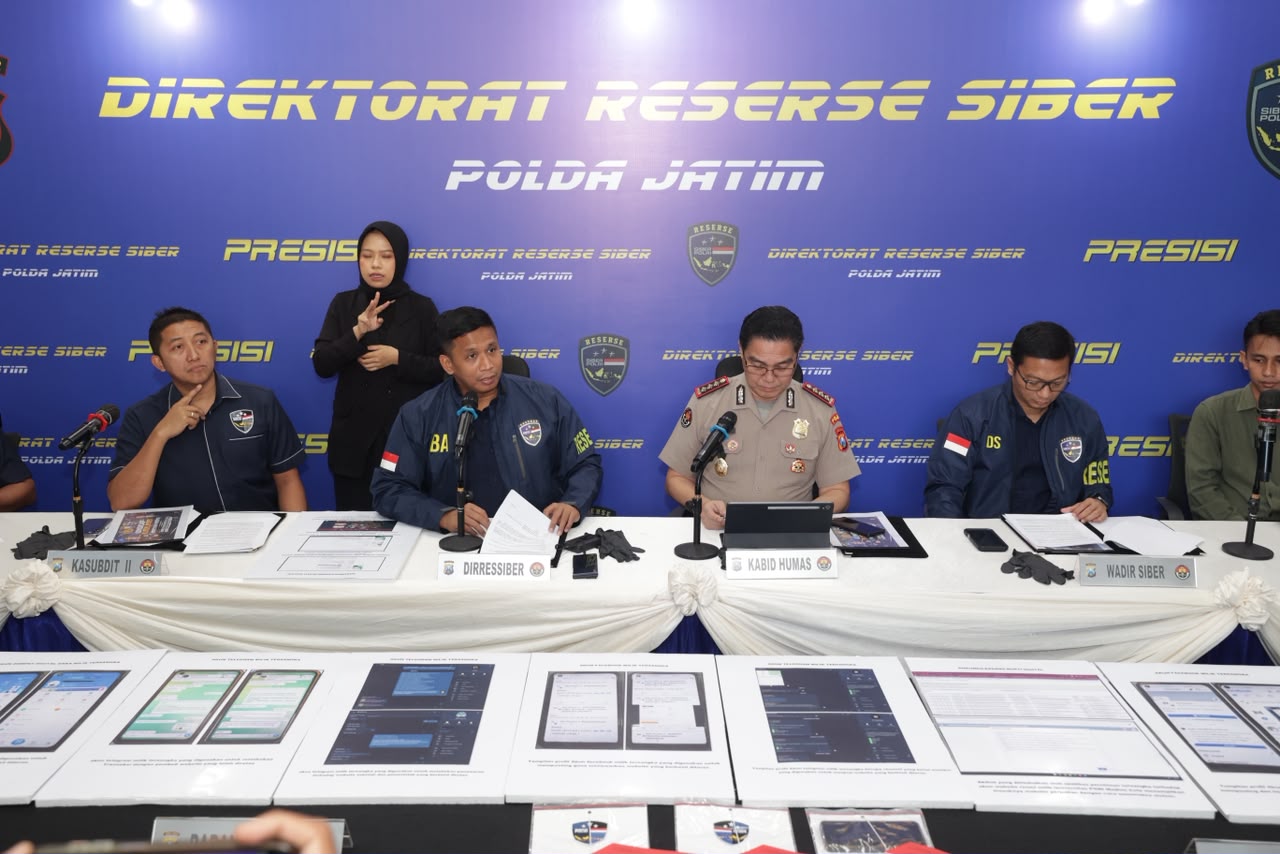 Polda Jatim Bongkar Peretasan 260 Website, Tersangka Jual Domain untuk Promosi Judi Online