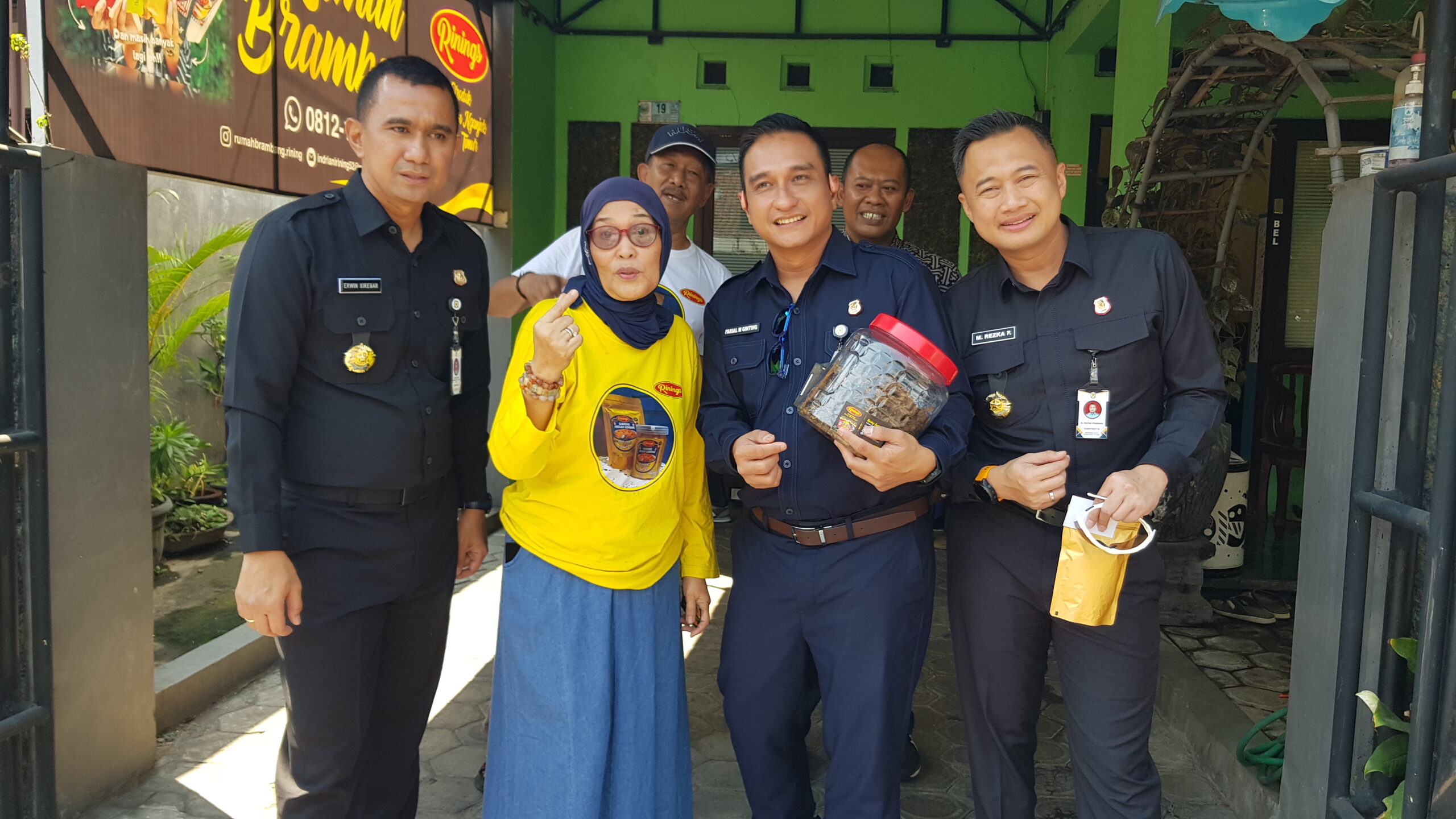 Peserta Didik Sespimen Polri Kunjungi UMKM Brambang Rinings, Apresiasi Inovasi Produk Lokal Nganjuk