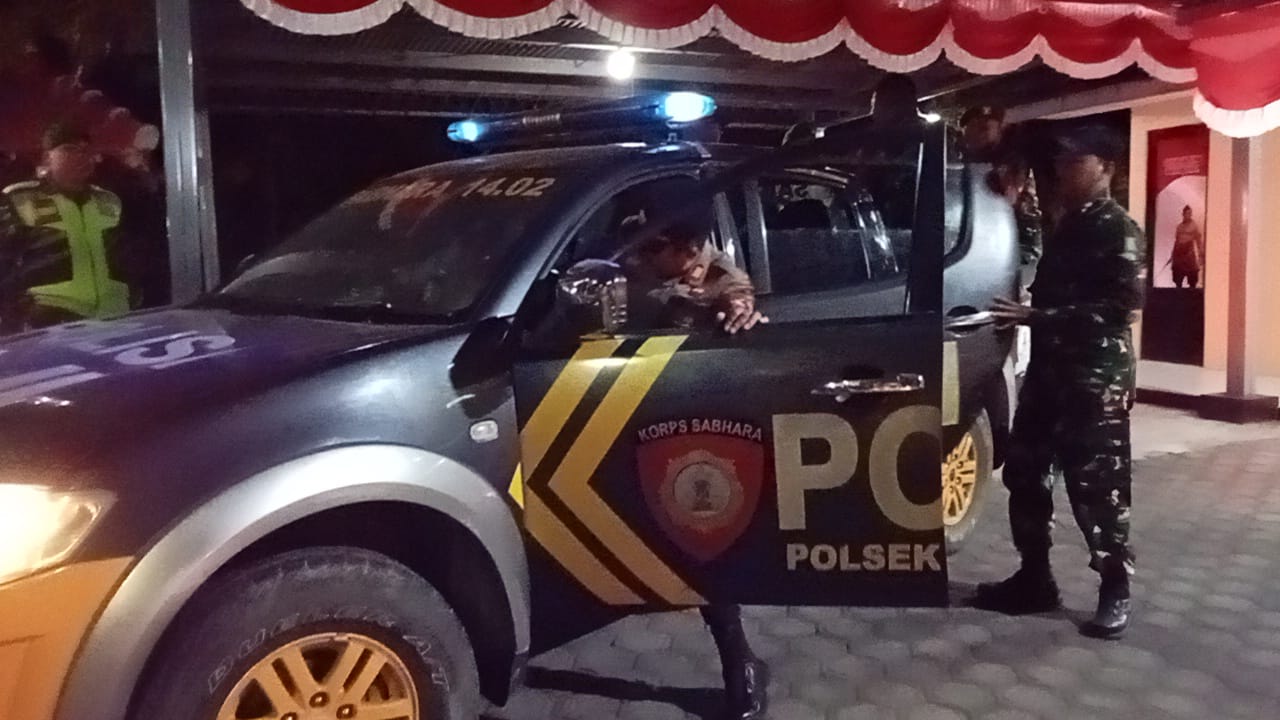 Polres Nganjuk Polsek Jatikalen Gelar Patroli Skala Besar, Jaga Kamtibmas Tetap Kondusif