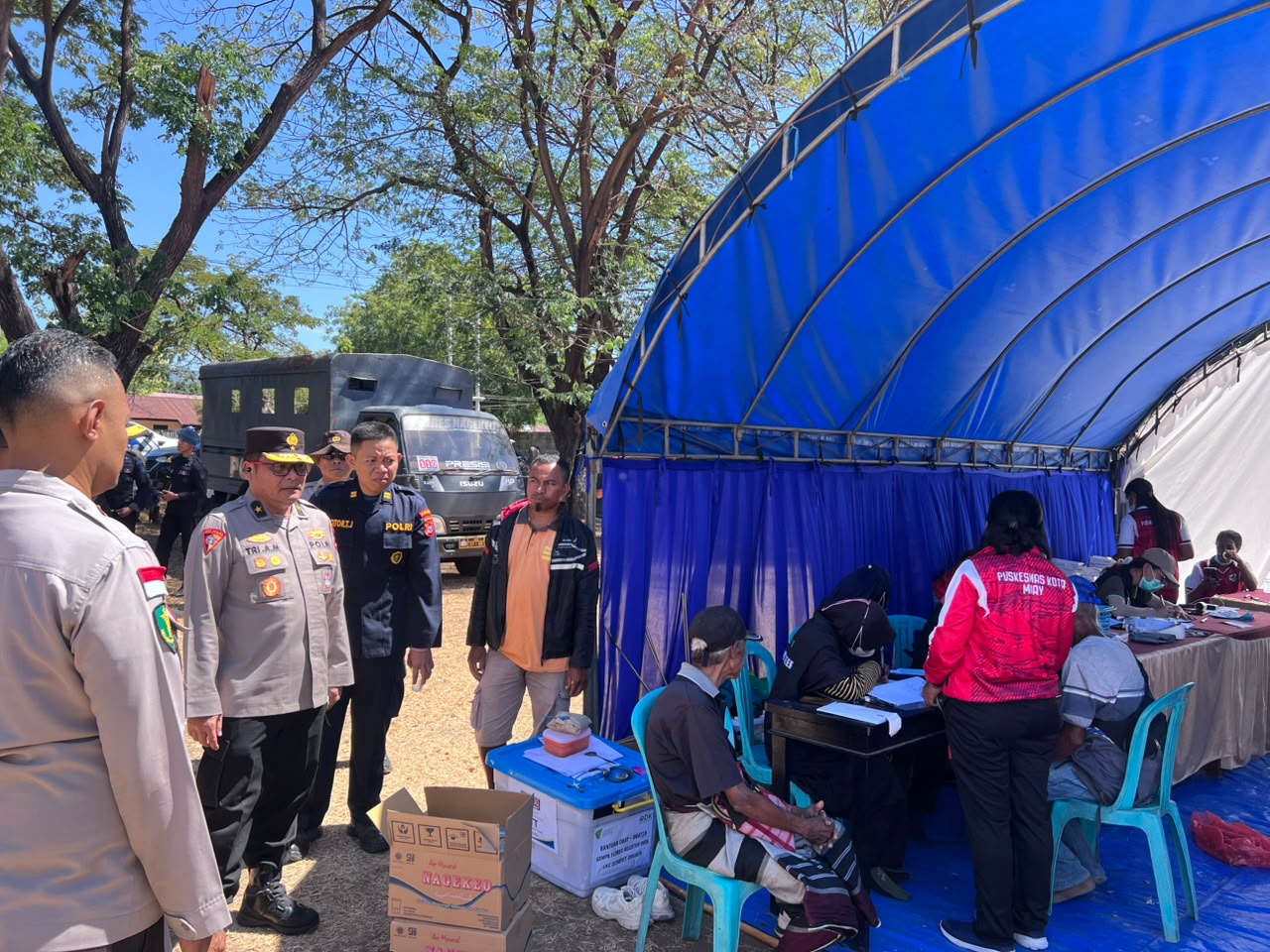 Tim K3I Stamaops Polri Perkuat Penanganan Bencana Gempa di NTT