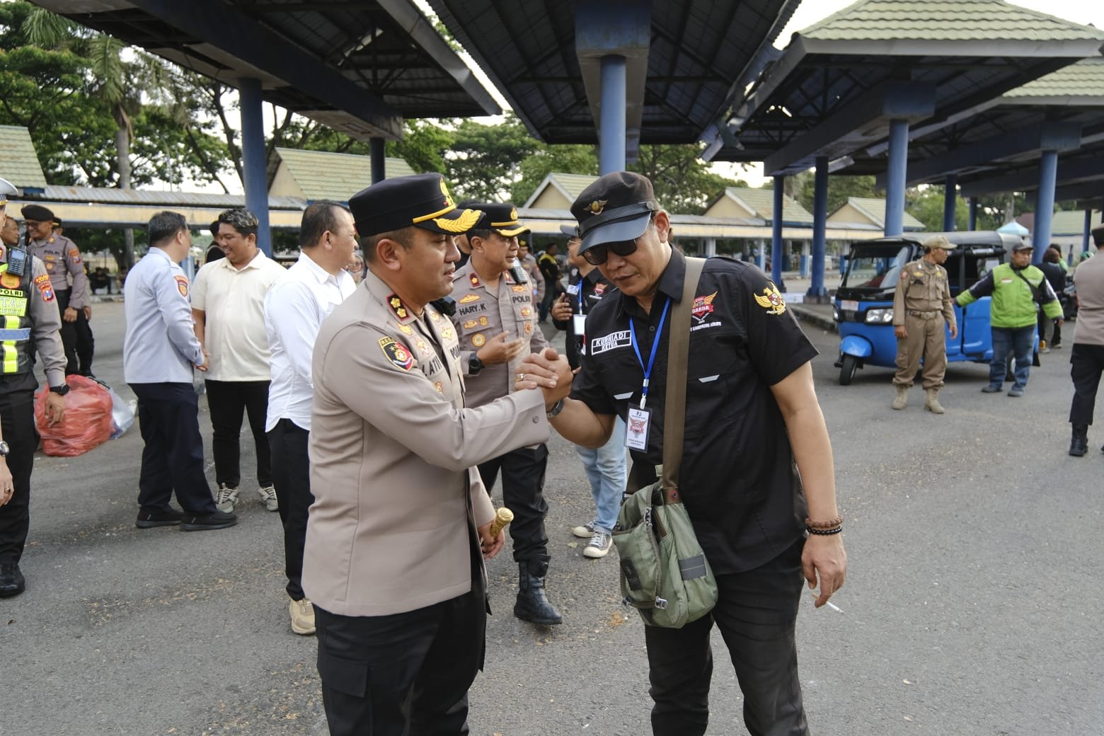 Hadir di Doa Bersama GARDA, Kapolres Kediri Ajak Ojol Perkuat Persatuan Bangsa
