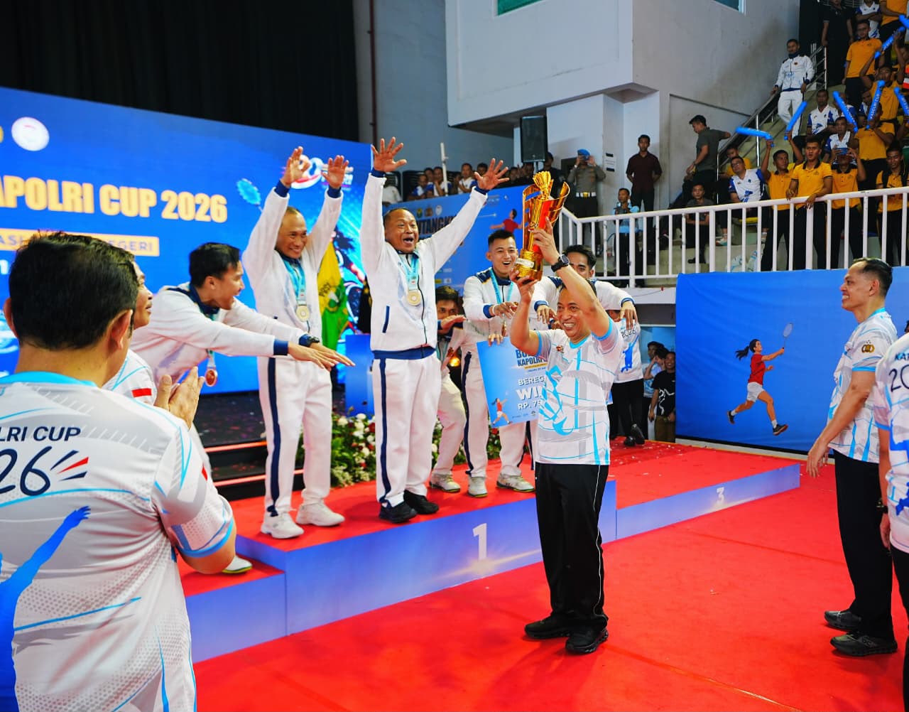 Kapolri Resmi Tutup Kejuaraan Bulu Tangkis Kapolri Cup 2026, Tegaskan Komitmen Polri Dukung Prestasi Atlet Nasional