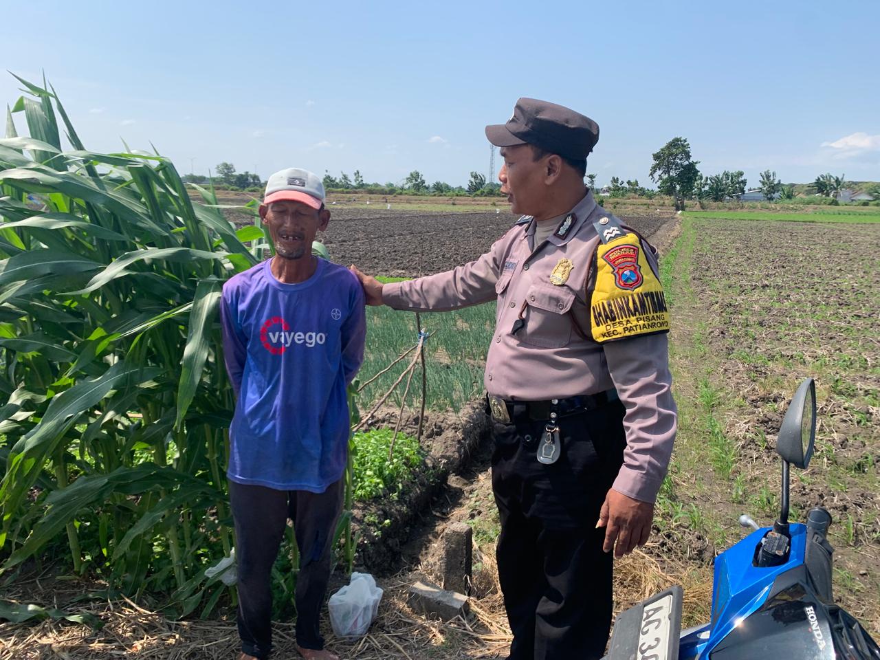Petani Lagi Rawat Jagung, Aiptu Gatot Ingatkan: Jangan Lengah, Diesel Harus Aman!