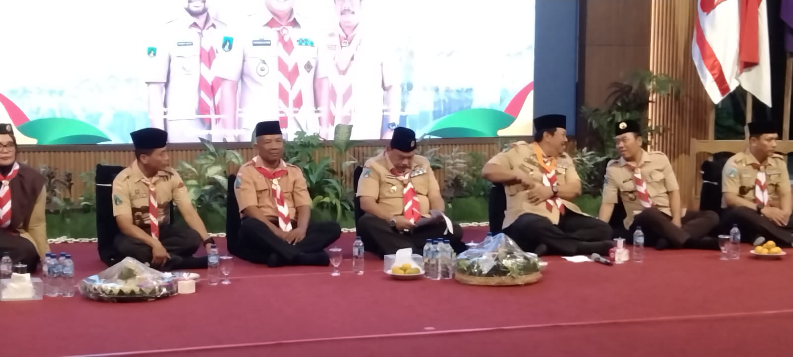 Kapolsek Nganjuk Kota Hadiri Malam Renungan dan Tasyakuran Hari Pramuka ke-65